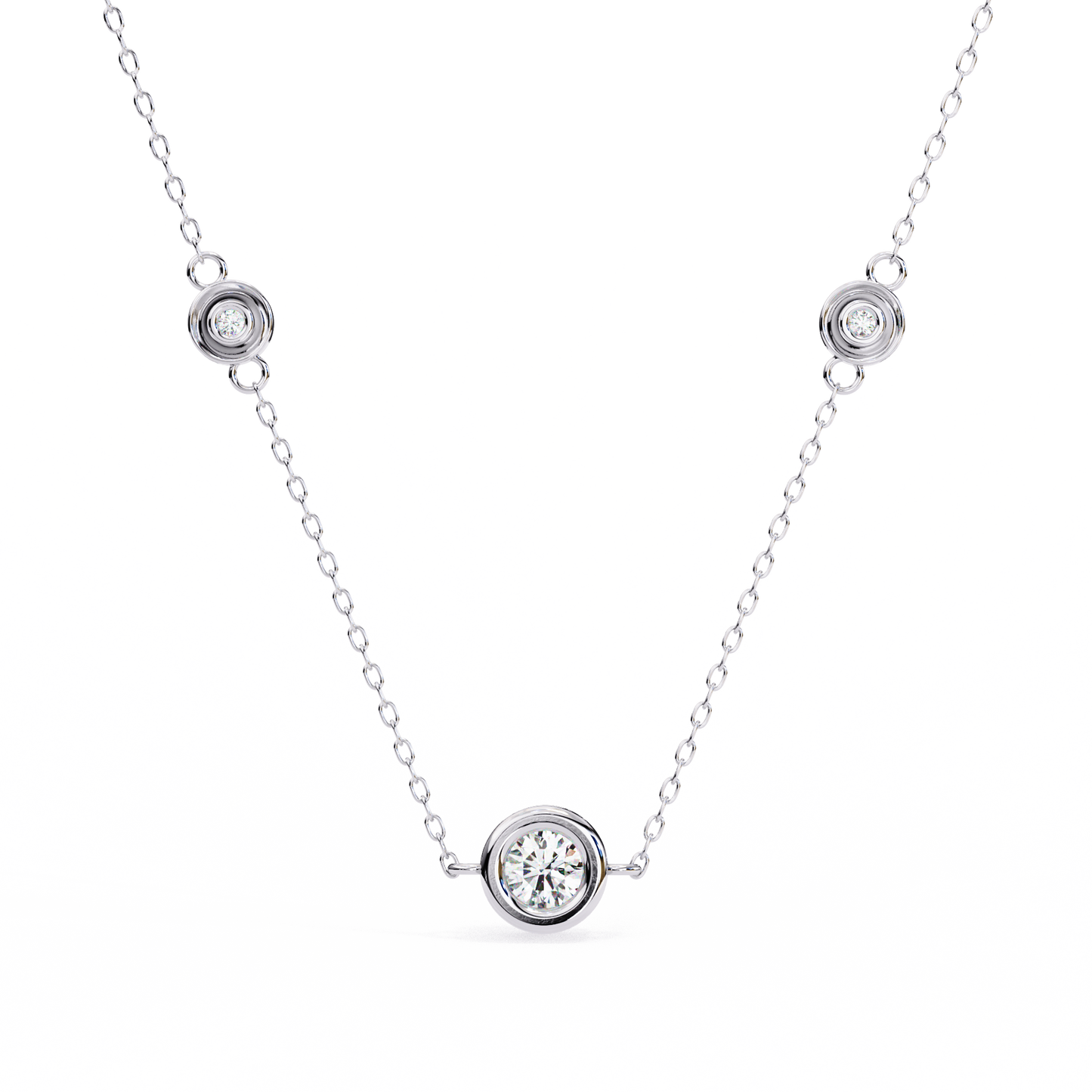 stella station lab grown diamond pendant