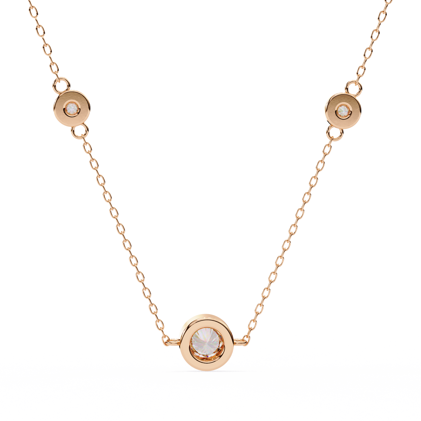 stella station lab grown diamond pendant