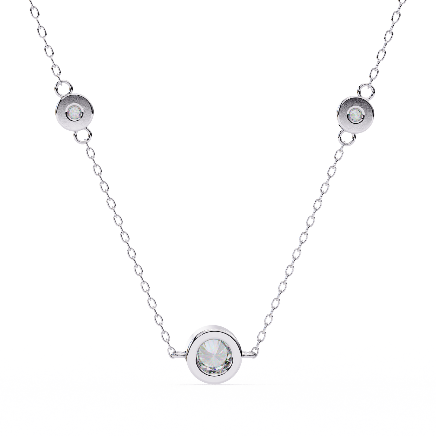 stella station lab grown diamond pendant