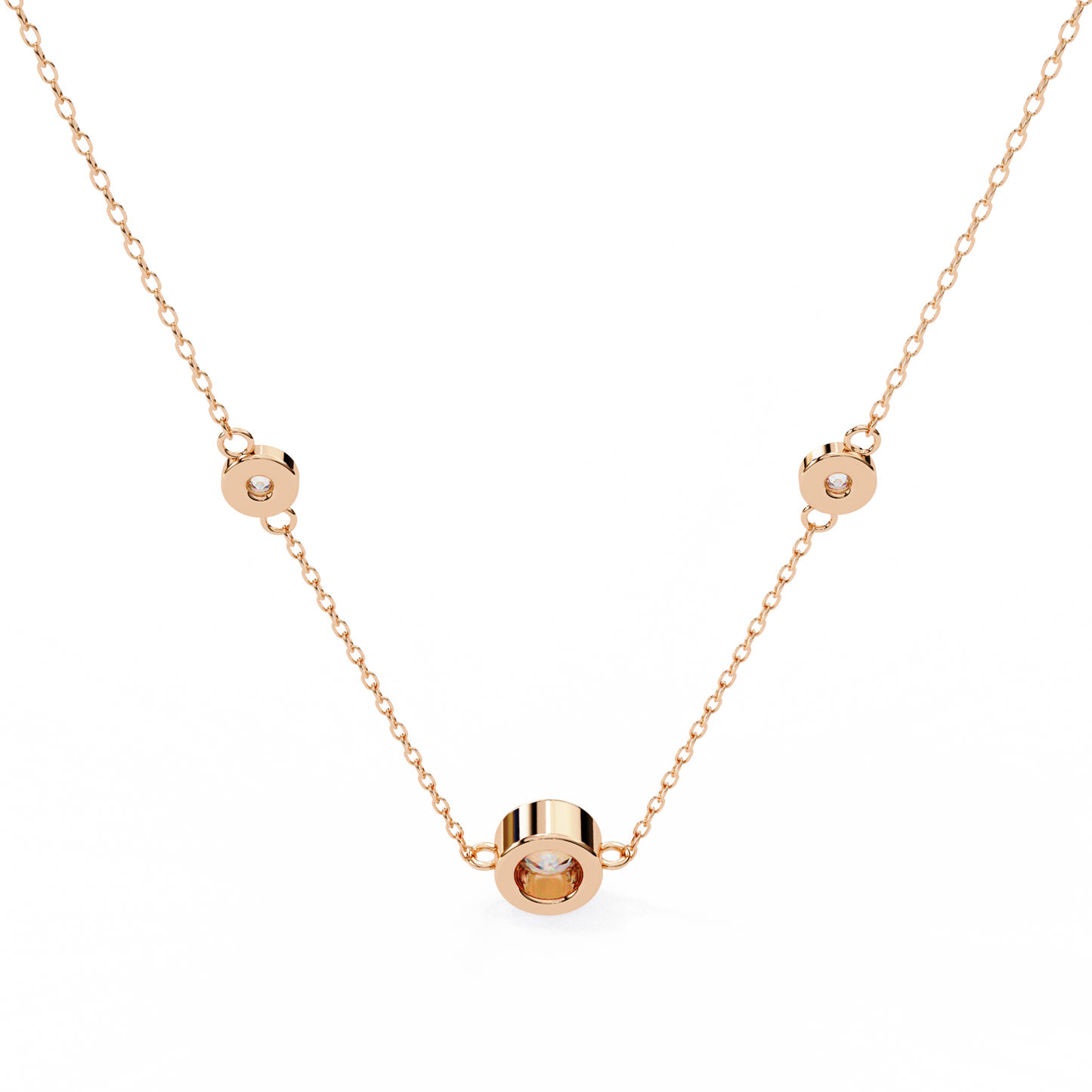 stella station lab grown diamond pendant