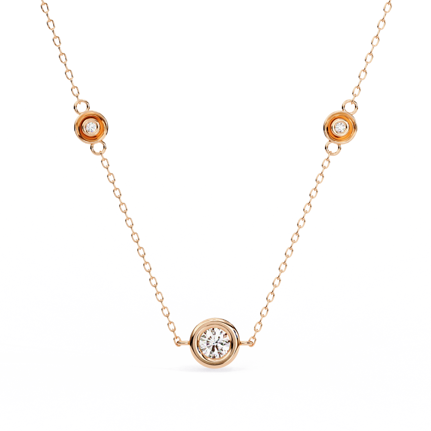 stella station lab grown diamond pendant