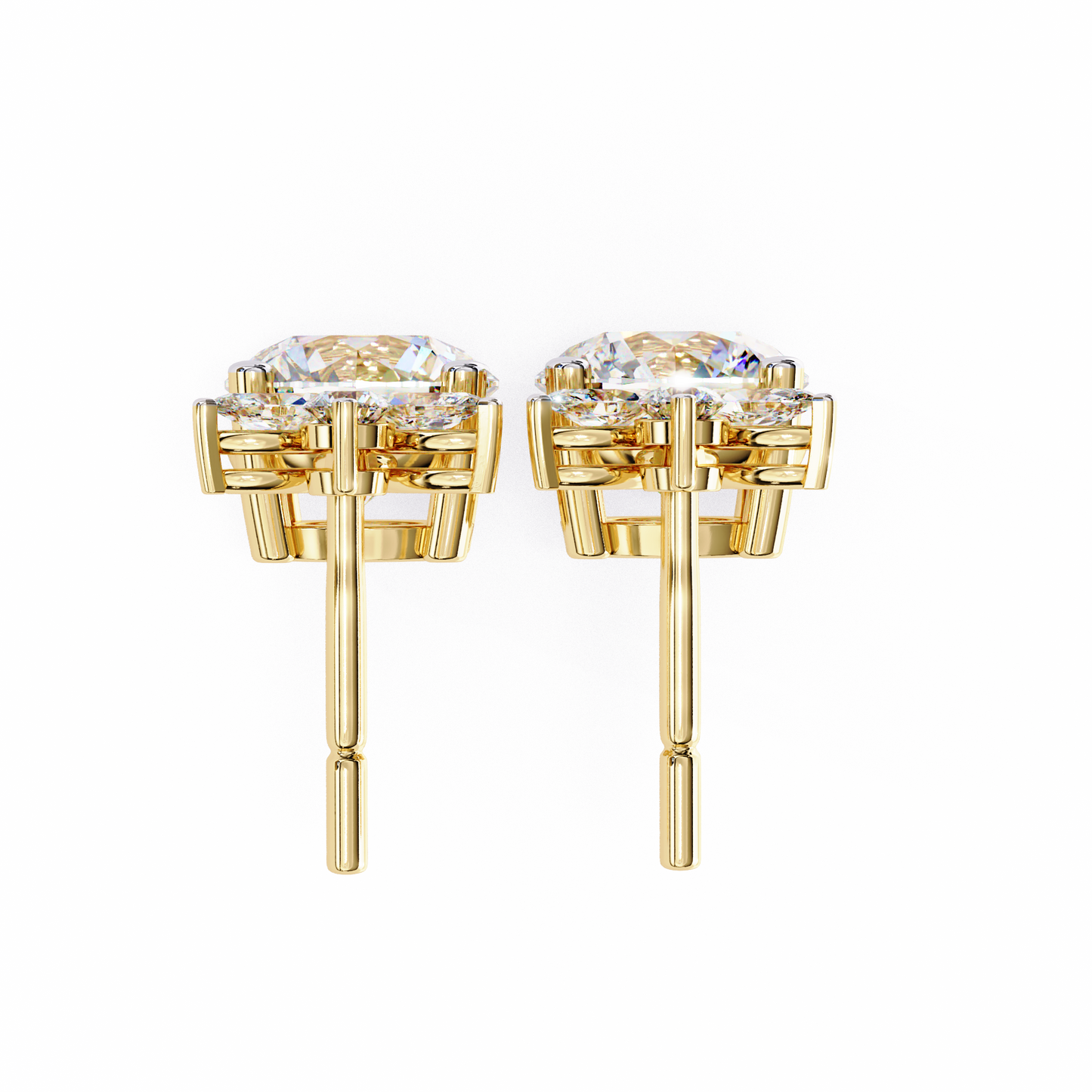 celeste marquise drop lab grown diamond studs