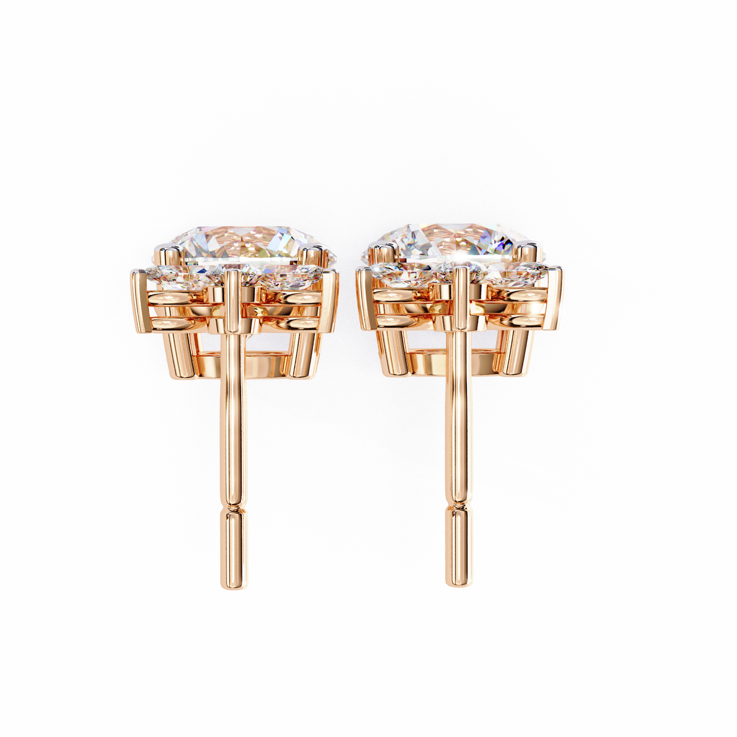 celeste marquise drop lab grown diamond studs