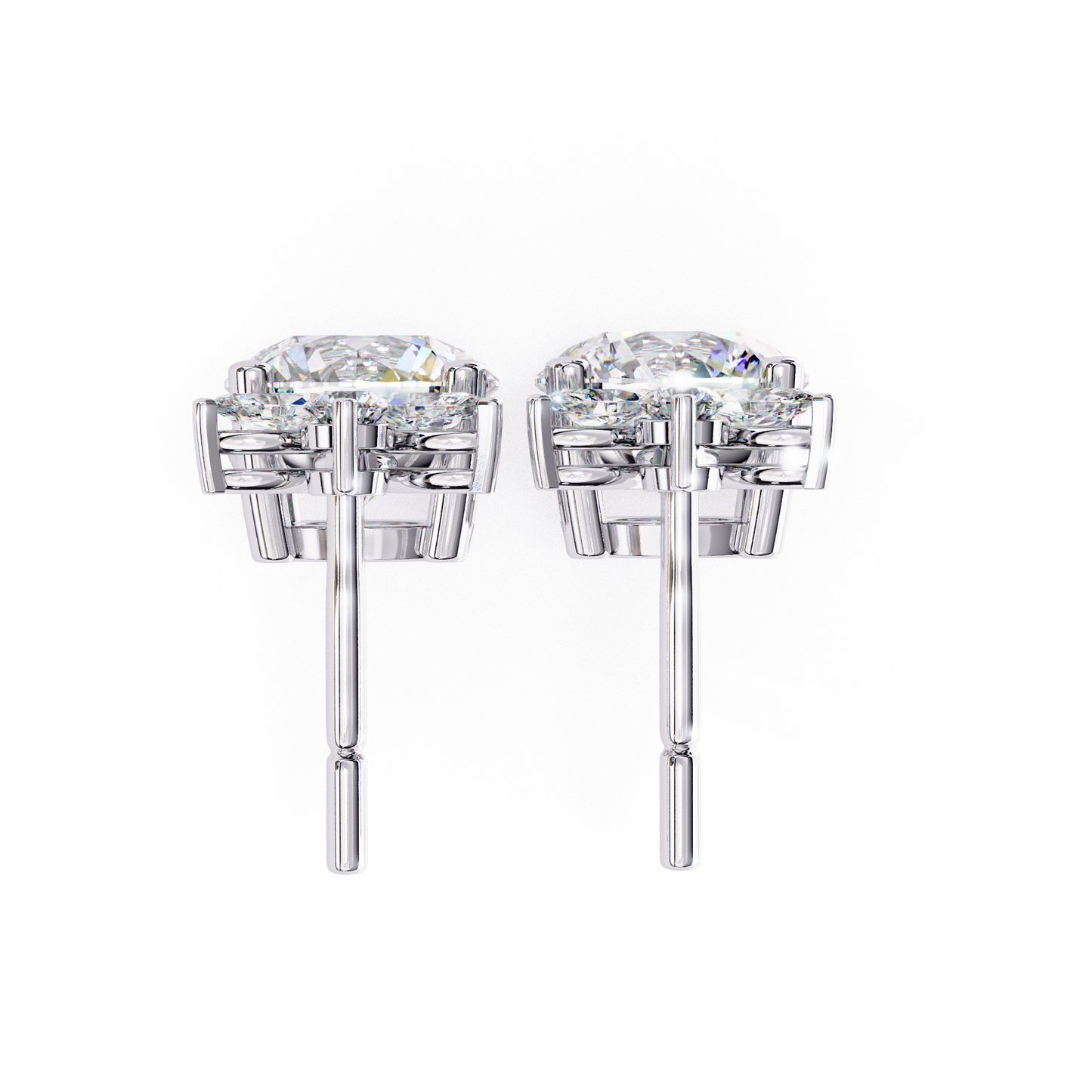 celeste marquise drop lab grown diamond studs
