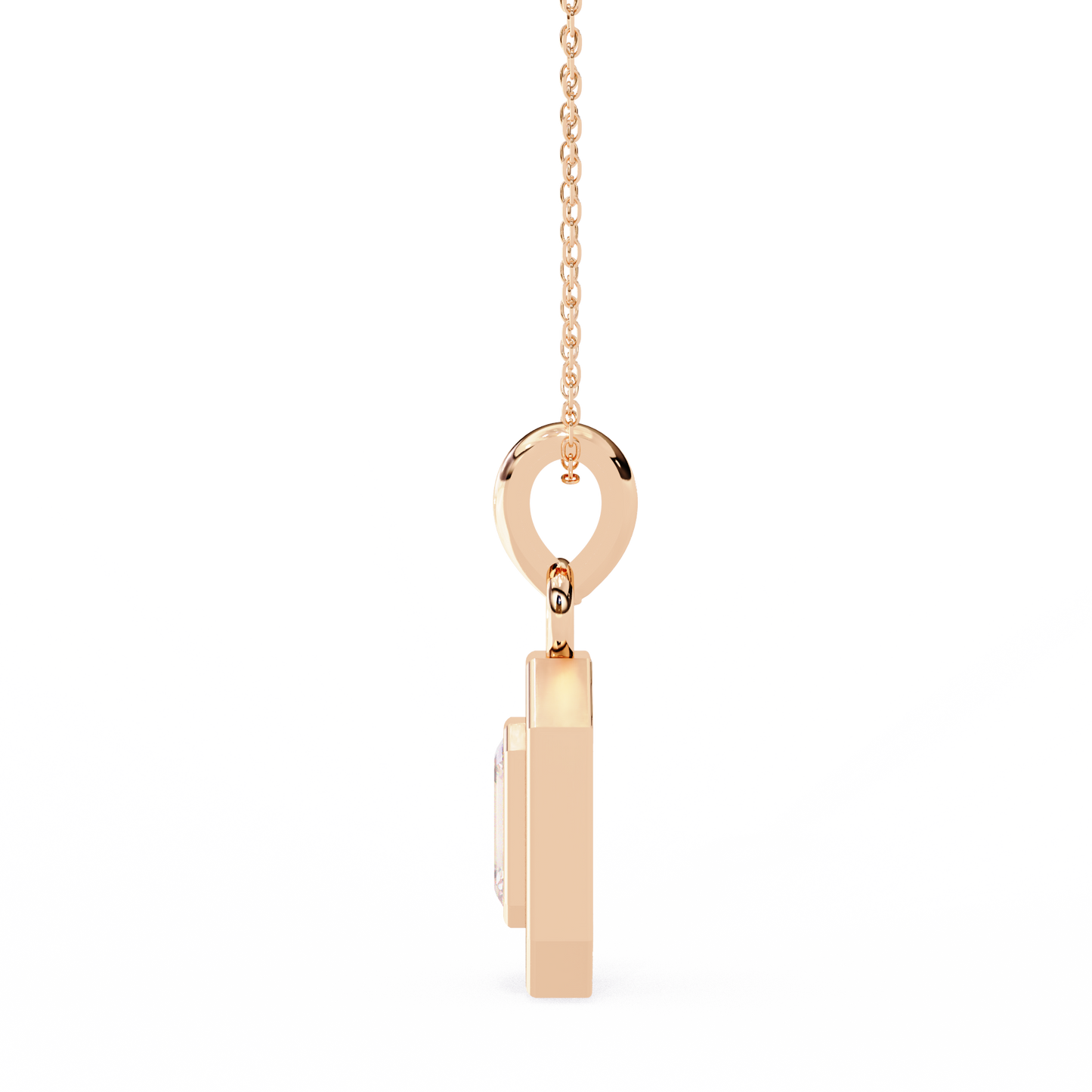 imperia double halo lab grown diamond pendant