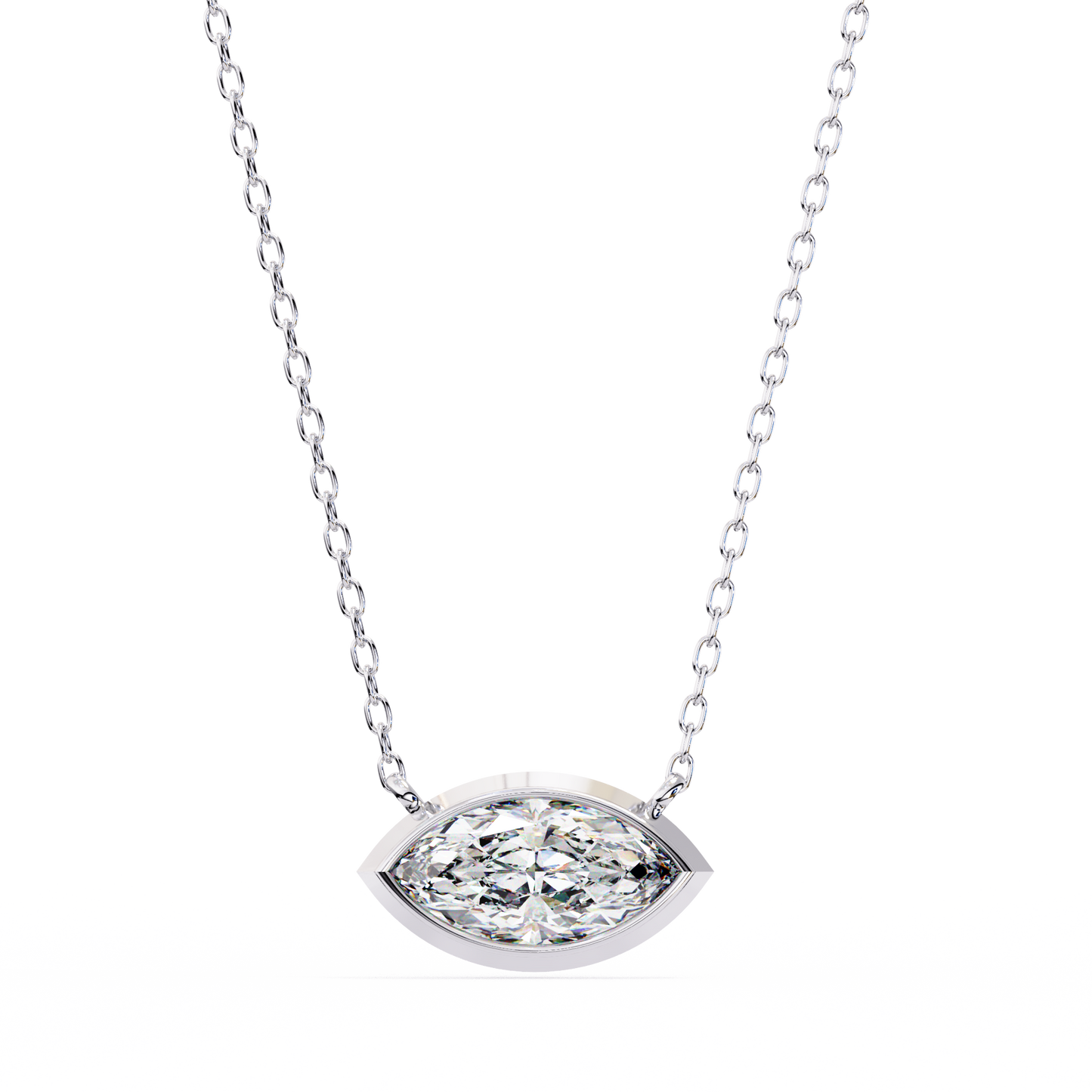 guardian marquise lab-grown diamond pendant