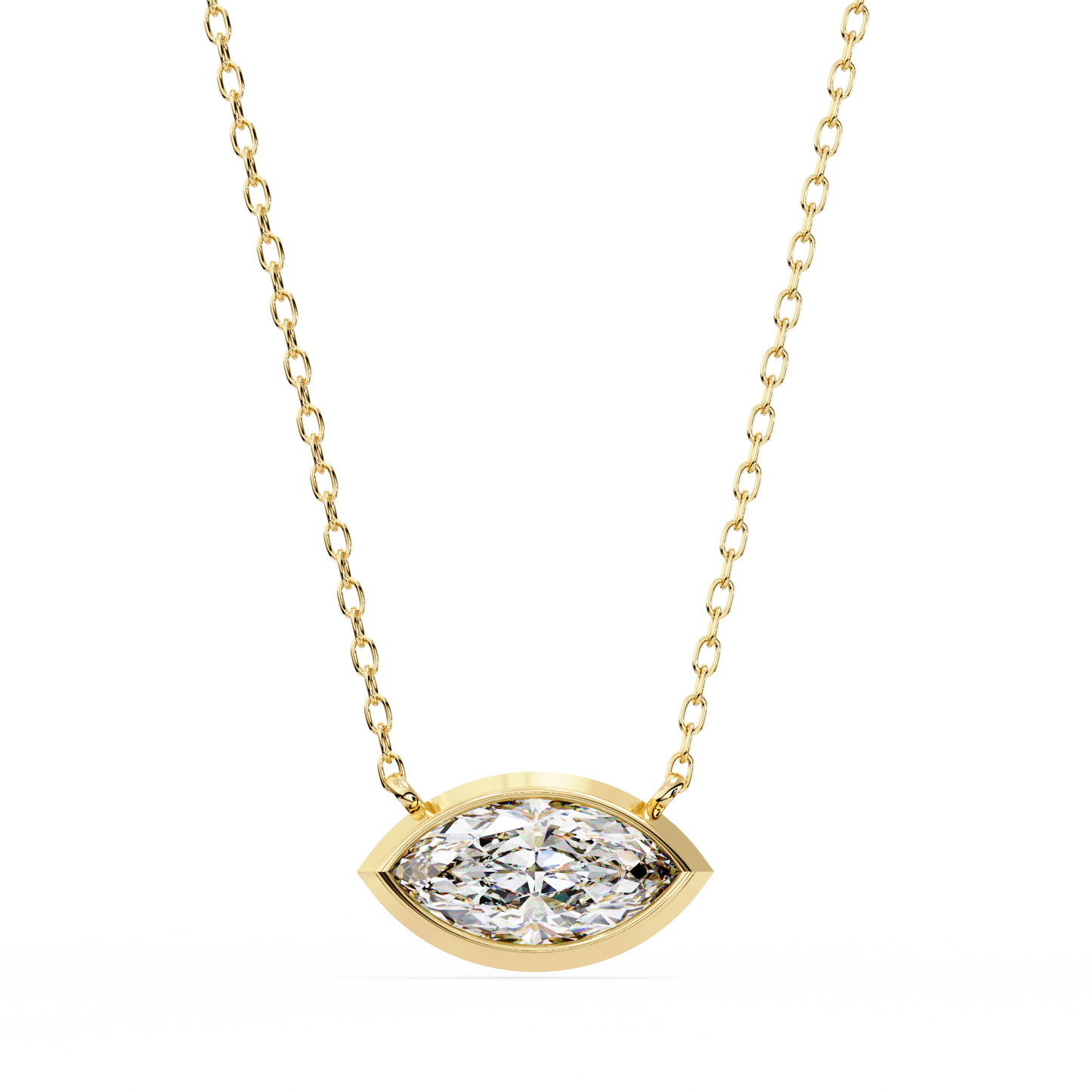guardian marquise lab-grown diamond pendant