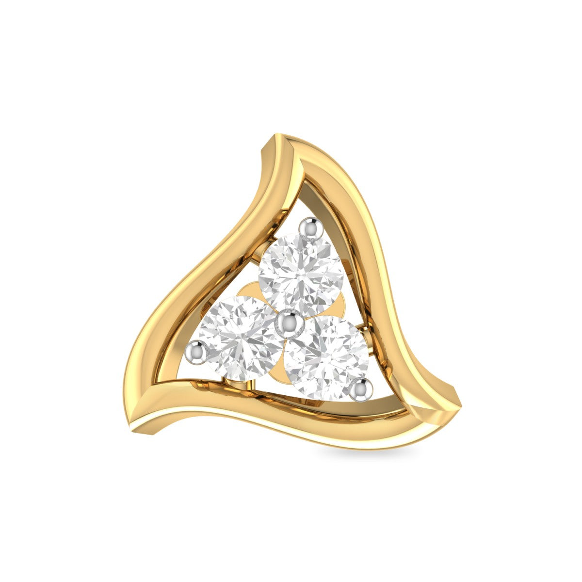 the iniss diamond nosepin