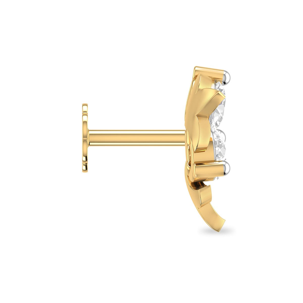 the lany diamond nosepin