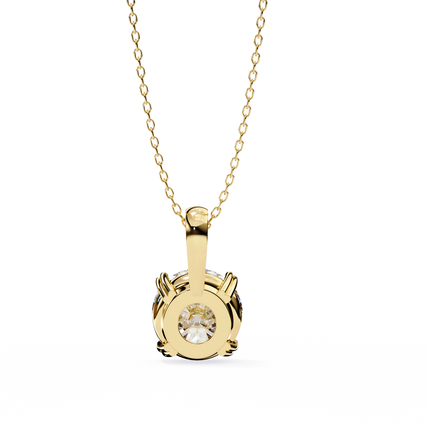 pure radiance round lab-grown diamond pendant