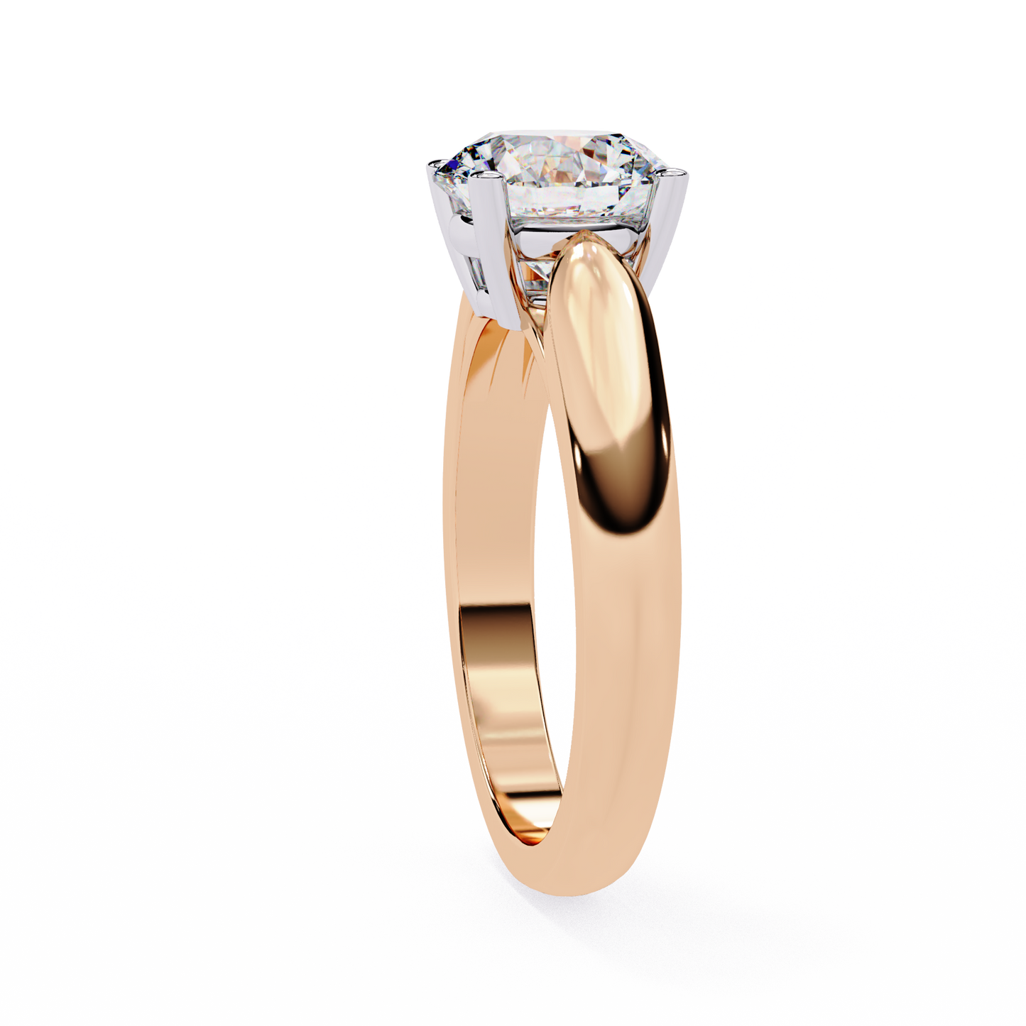 nova lab grown diamond embrace solitaire ring
