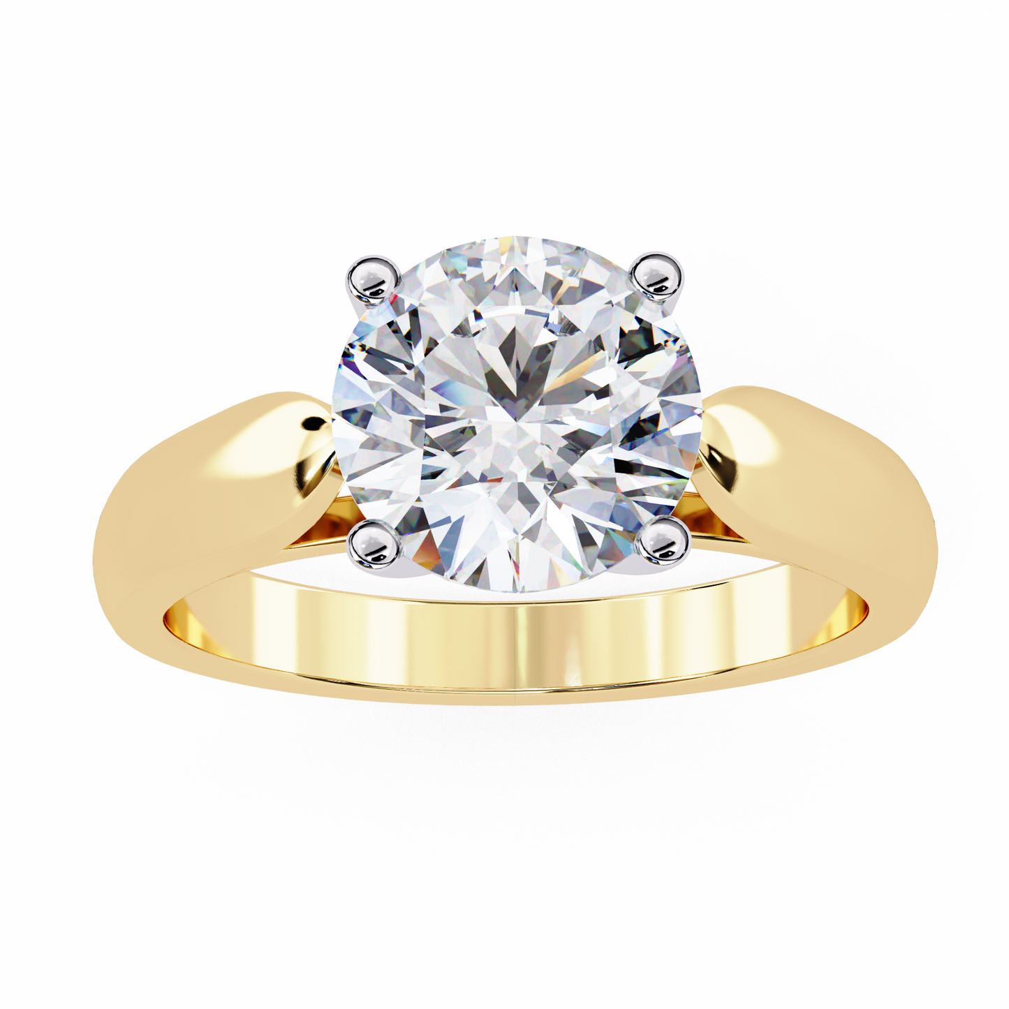 nova lab grown diamond embrace solitaire ring