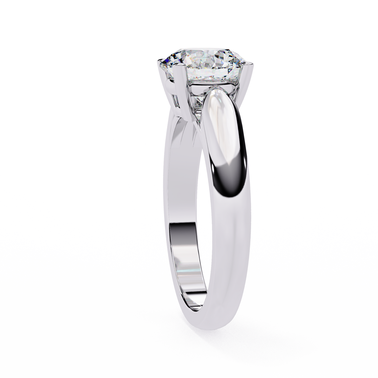 nova lab grown diamond embrace solitaire ring