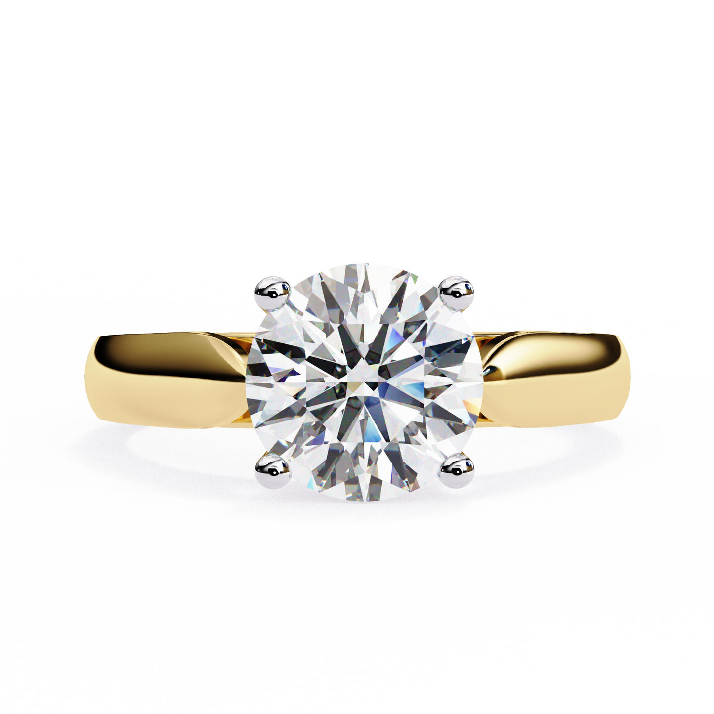 nova lab grown diamond embrace solitaire ring