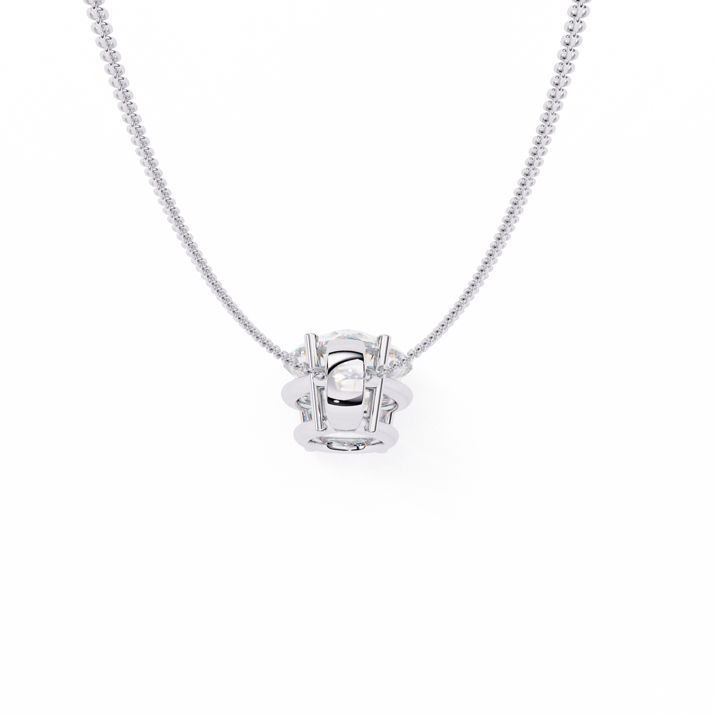 seraphina oval lab-grown diamond pendant