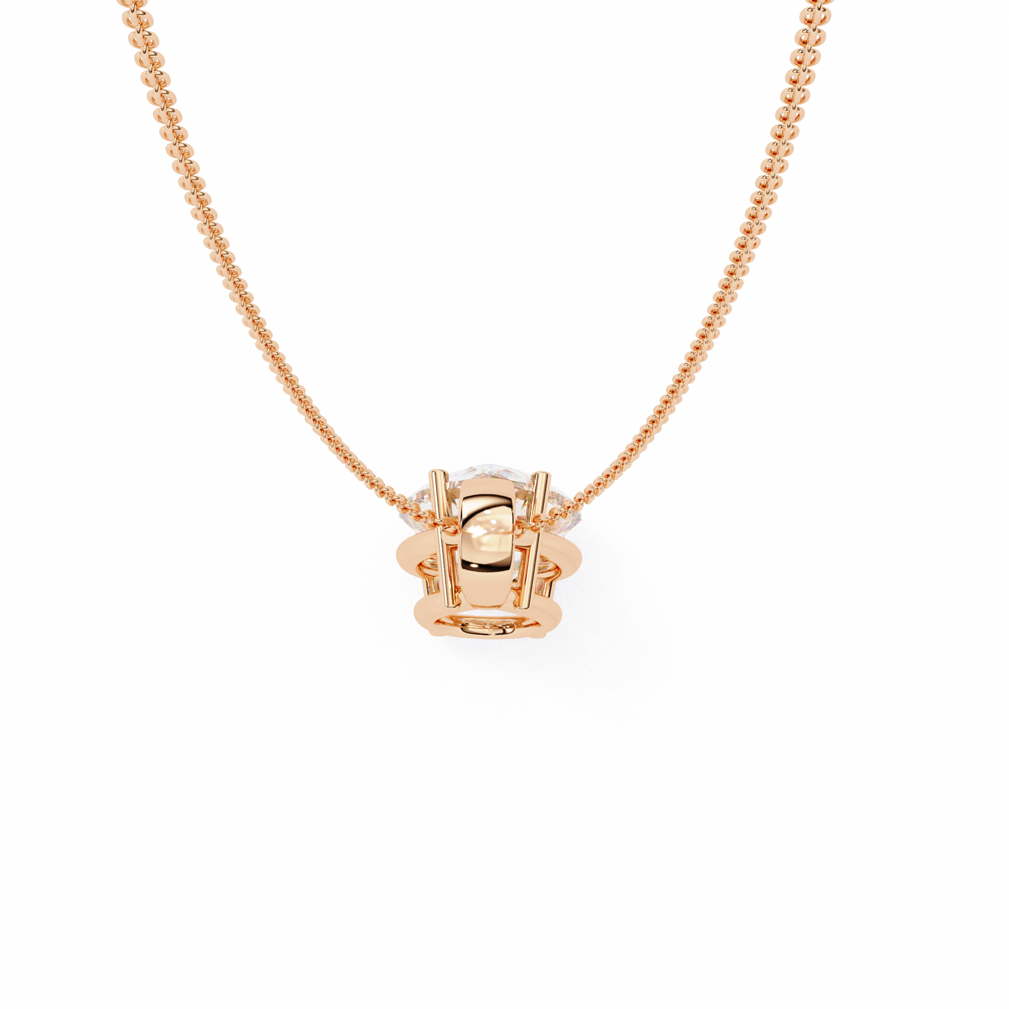 seraphina oval lab-grown diamond pendant