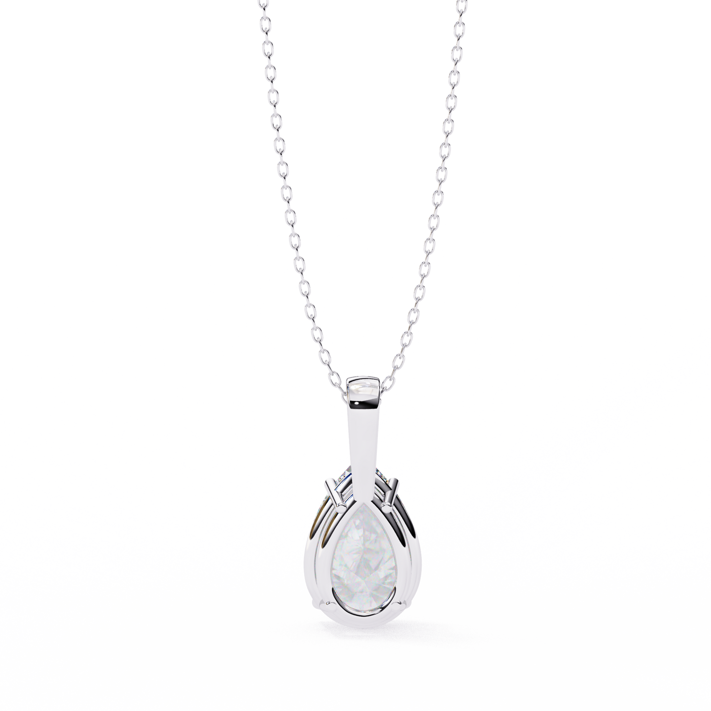 seraphina oval lab-grown diamond pendant