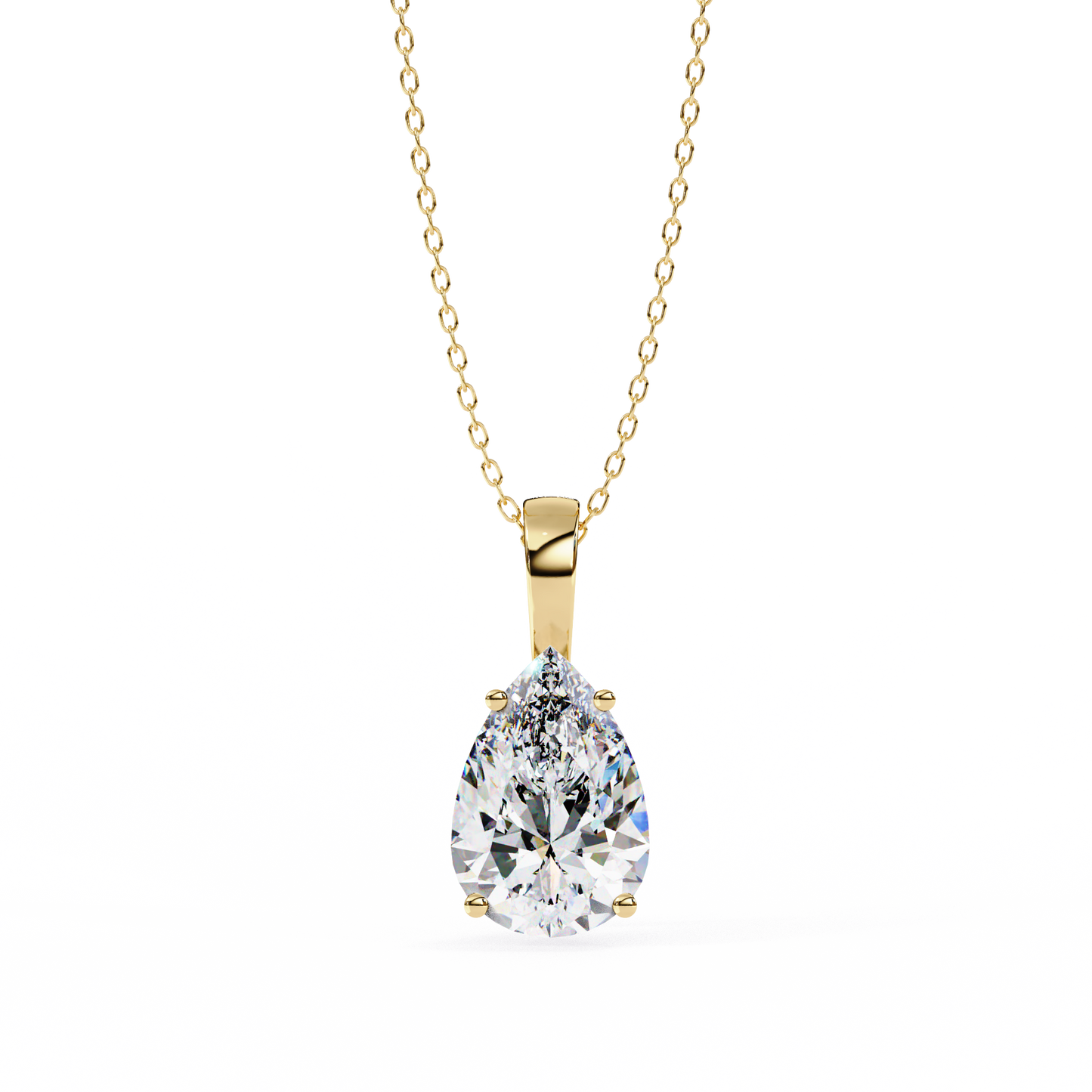 seraphina oval lab-grown diamond pendant