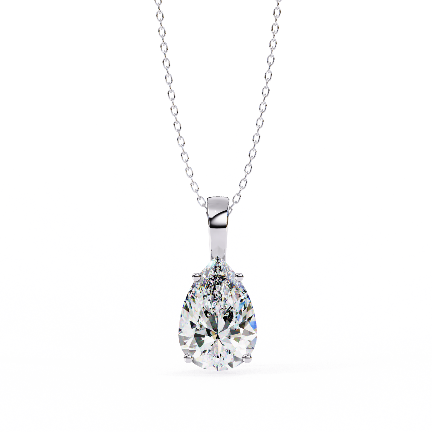 seraphina oval lab-grown diamond pendant