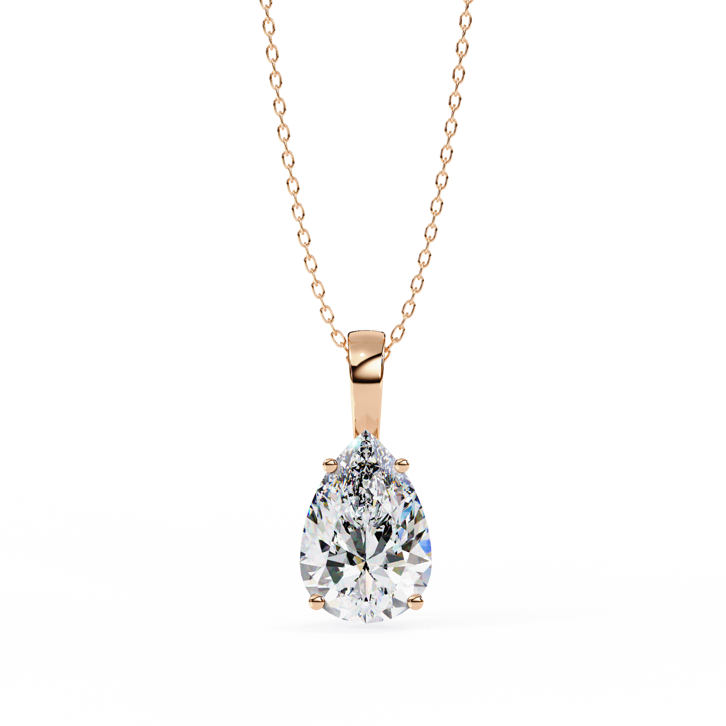 seraphina oval lab-grown diamond pendant