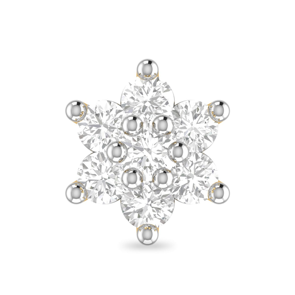 the ginnette diamond nosepin