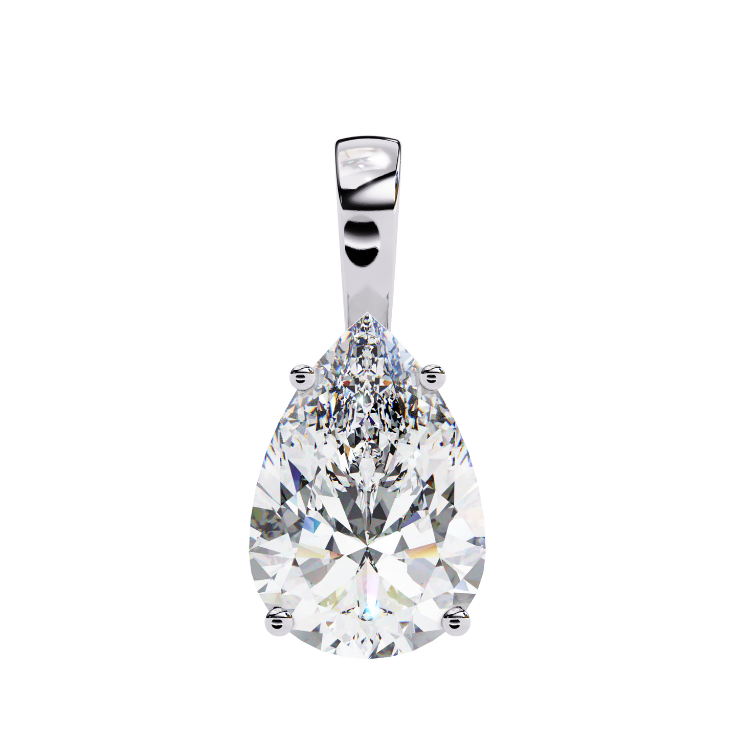 seraphina oval lab-grown diamond pendant