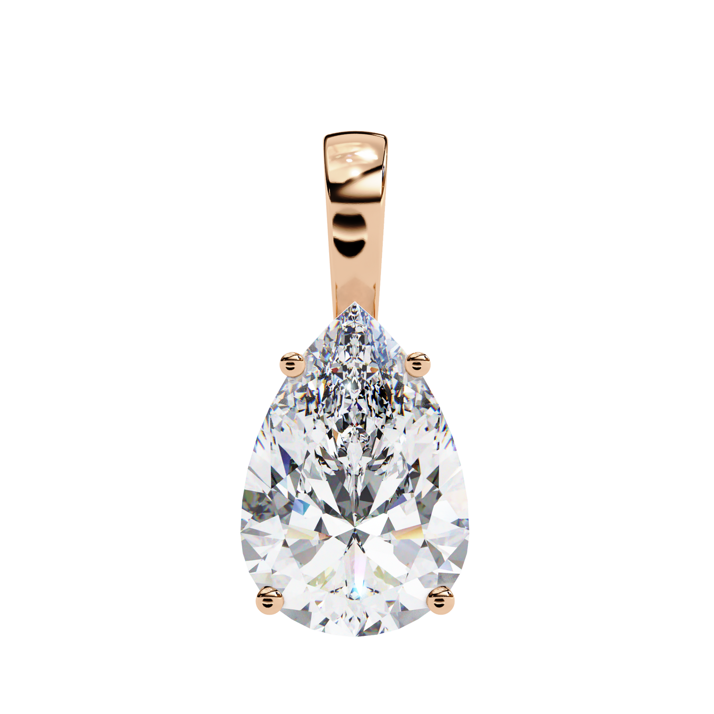 seraphina oval lab-grown diamond pendant