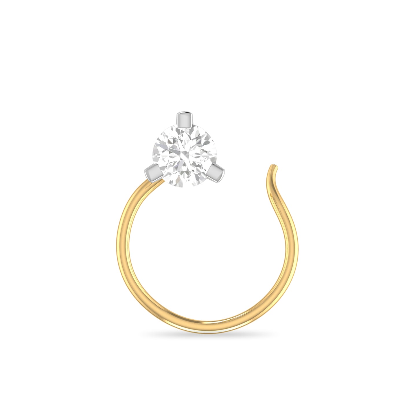 the samiksha diamond nosepin