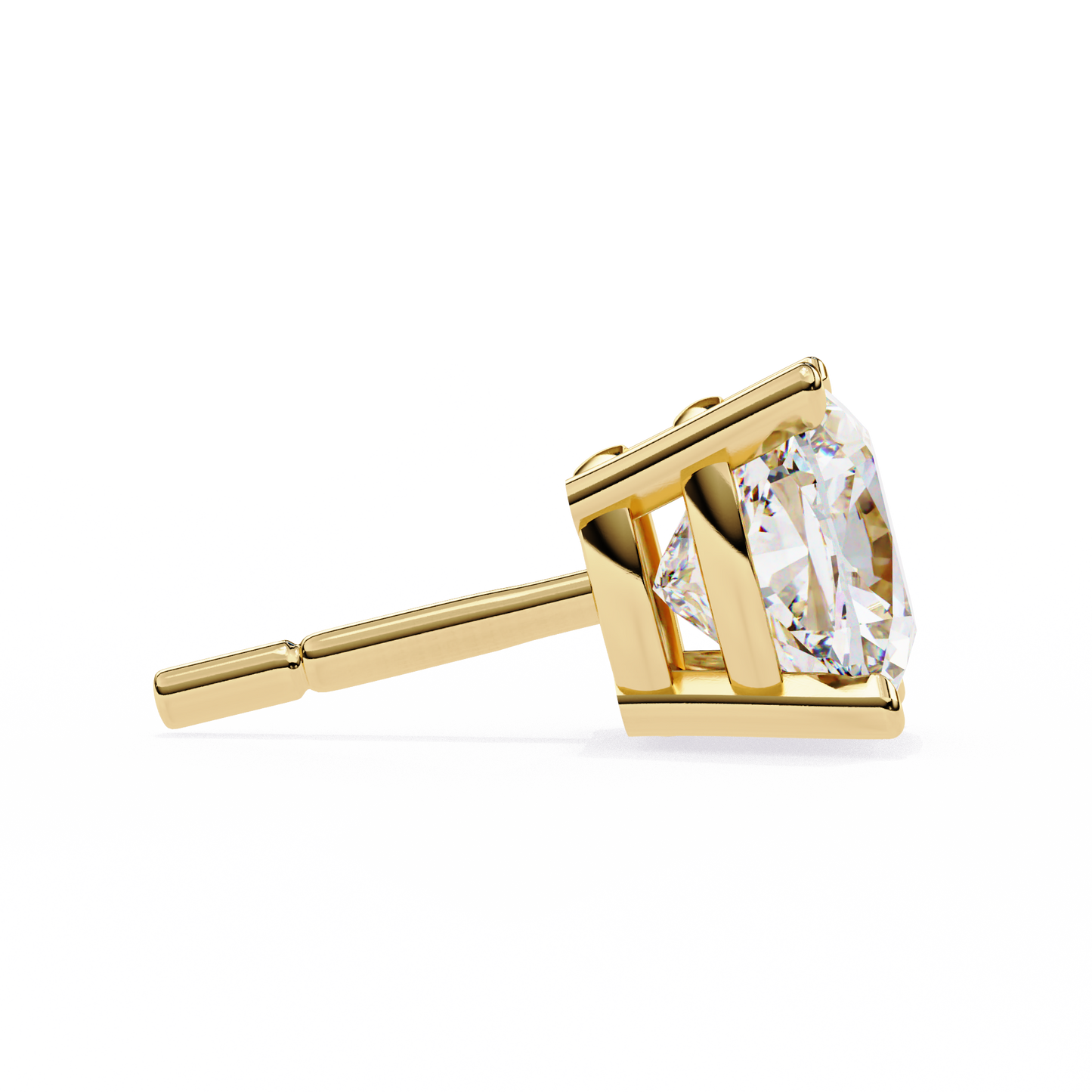 cushion glow lab grown diamond studs