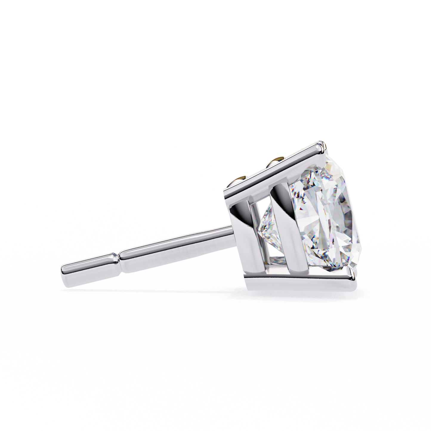 cushion glow lab grown diamond studs