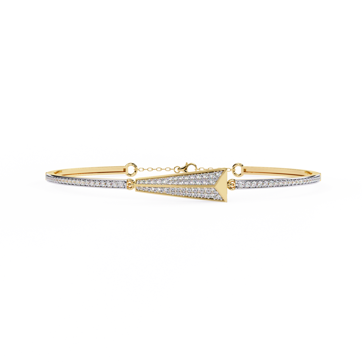 arrow radiance lab grown diamond bracelet
