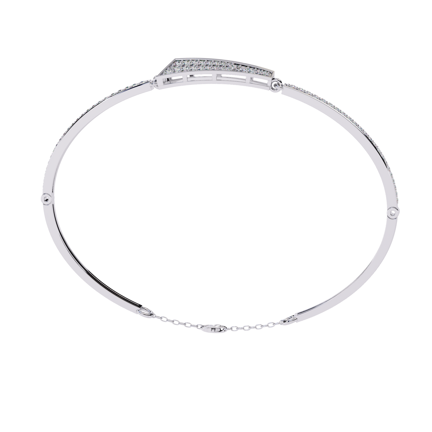 arrow radiance lab grown diamond bracelet