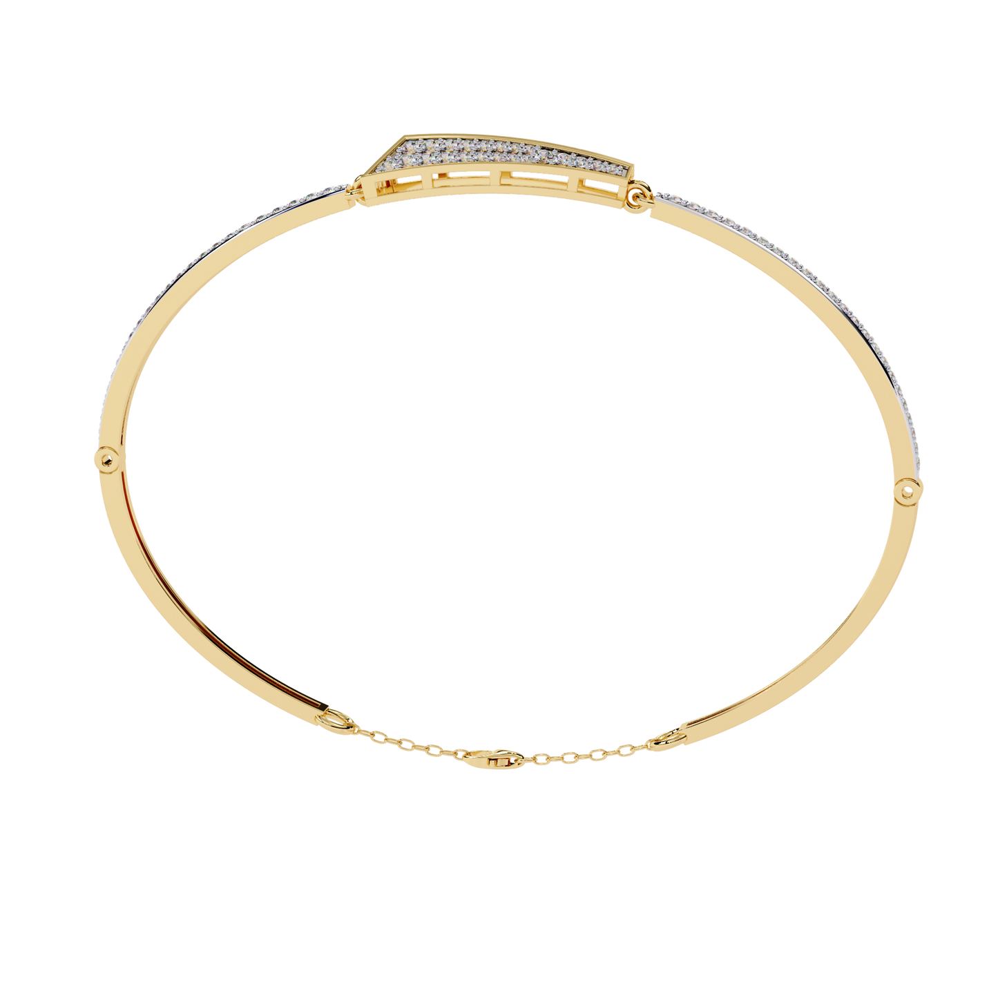 arrow radiance lab grown diamond bracelet