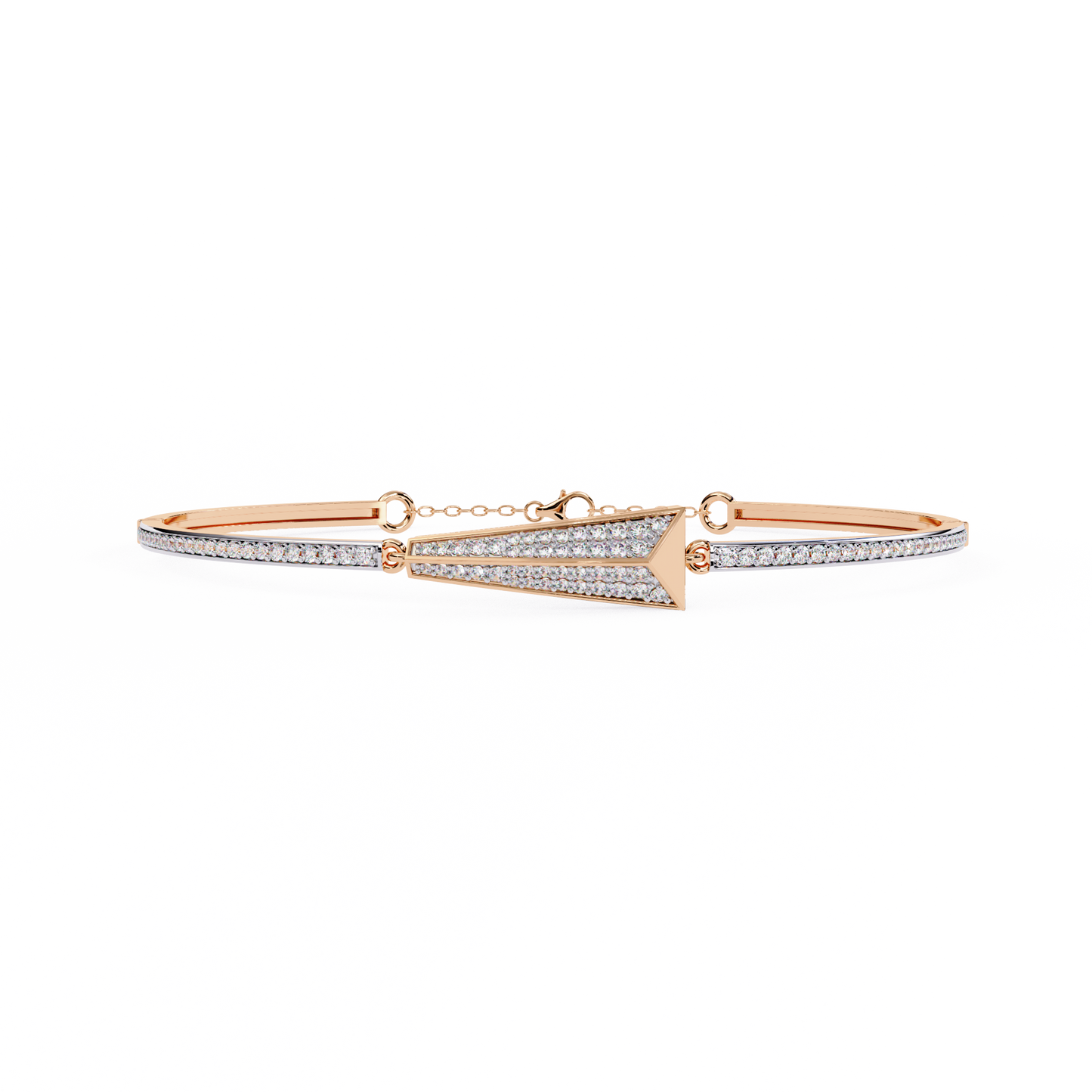 arrow radiance lab grown diamond bracelet