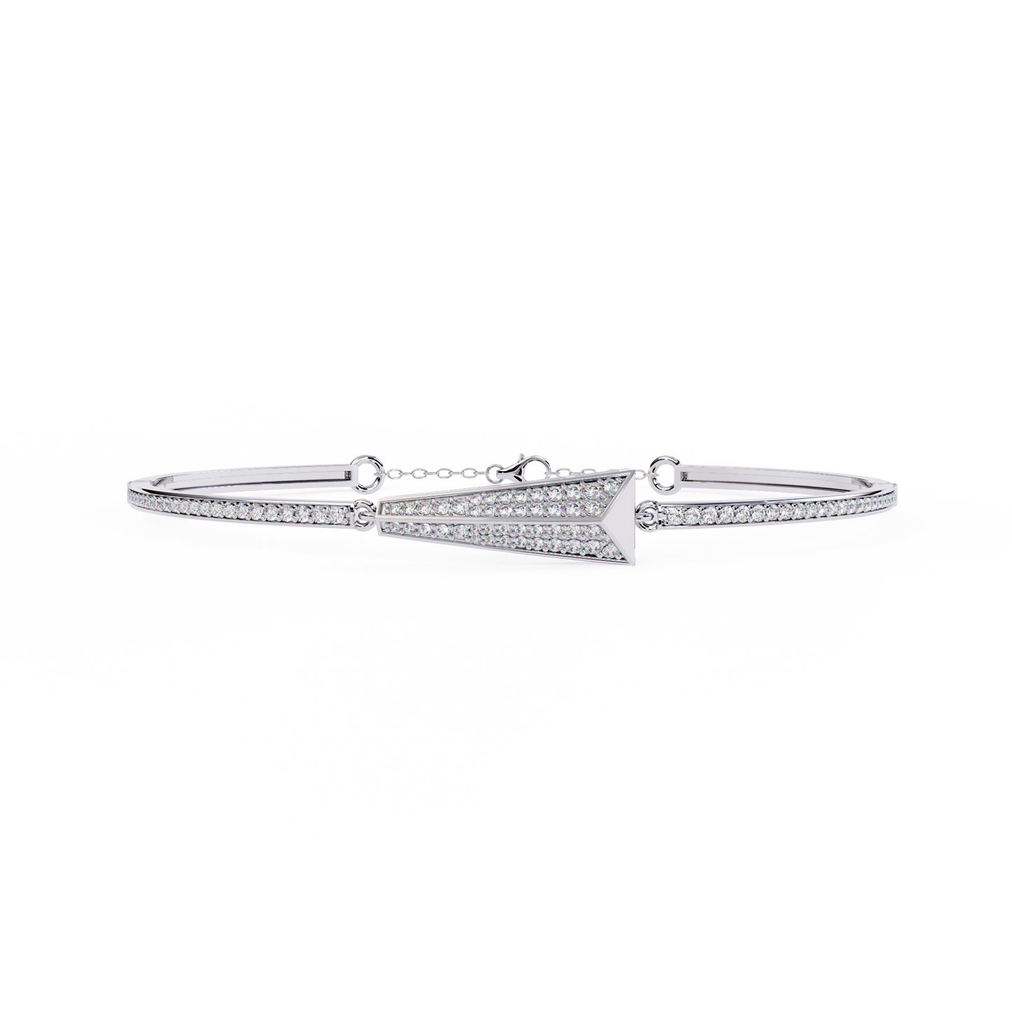 arrow radiance lab grown diamond bracelet