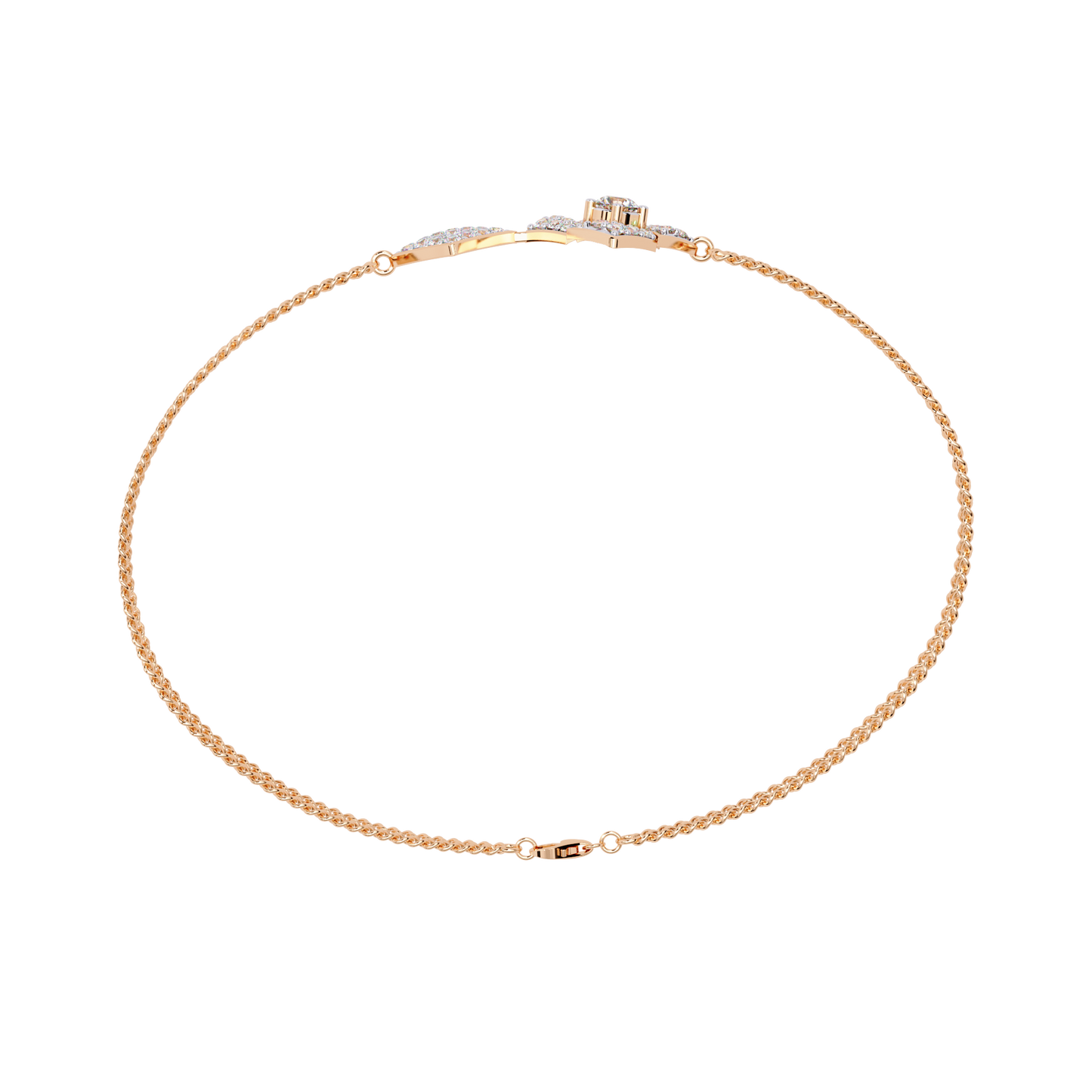 geometra dual motif lab grown diamond bangle