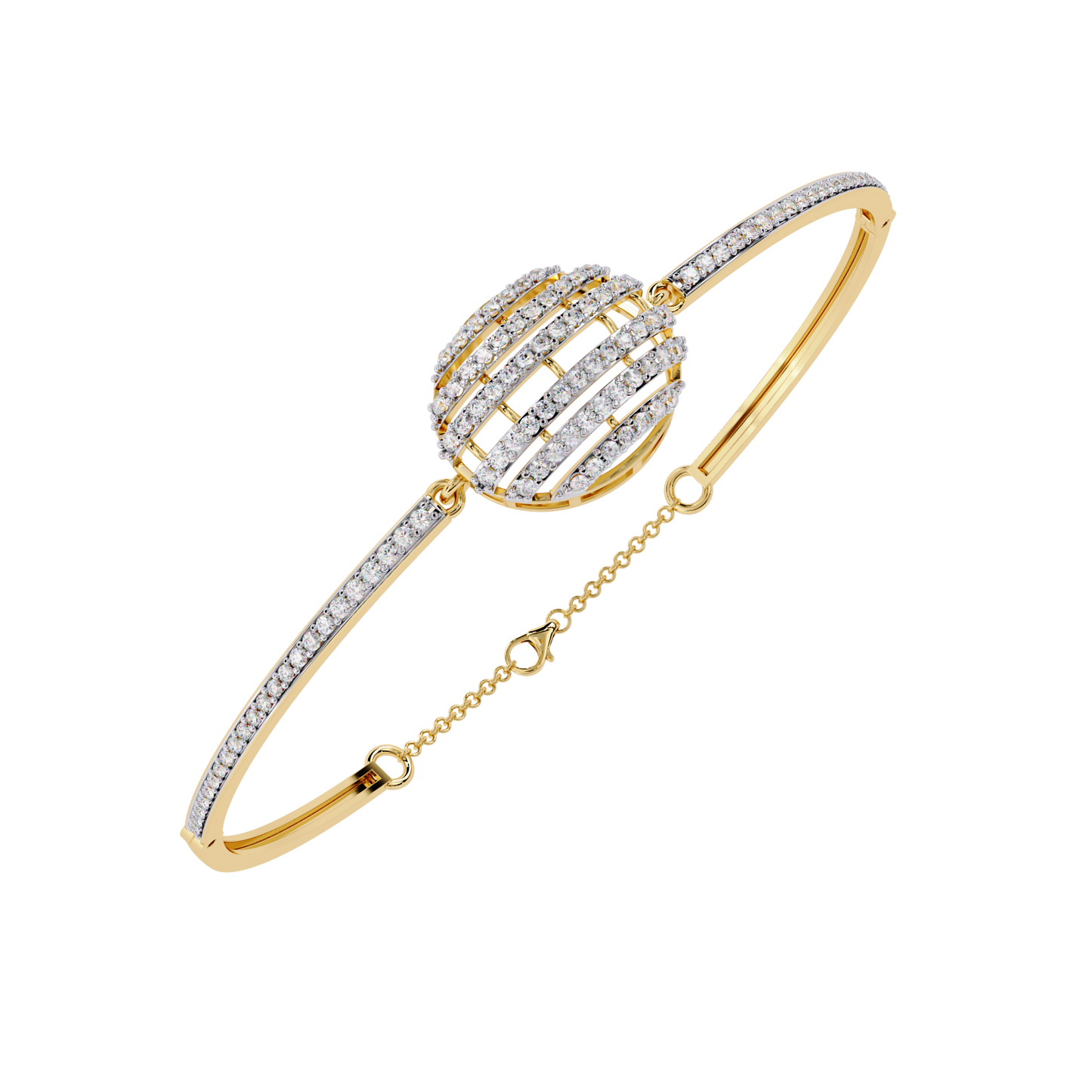 cosmic radiance lab grown diamond bracelet