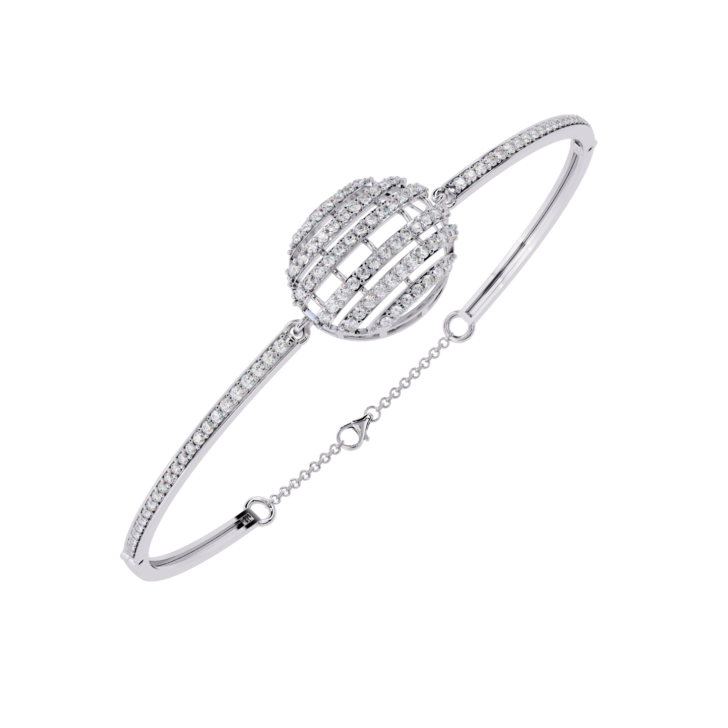 cosmic radiance lab grown diamond bracelet