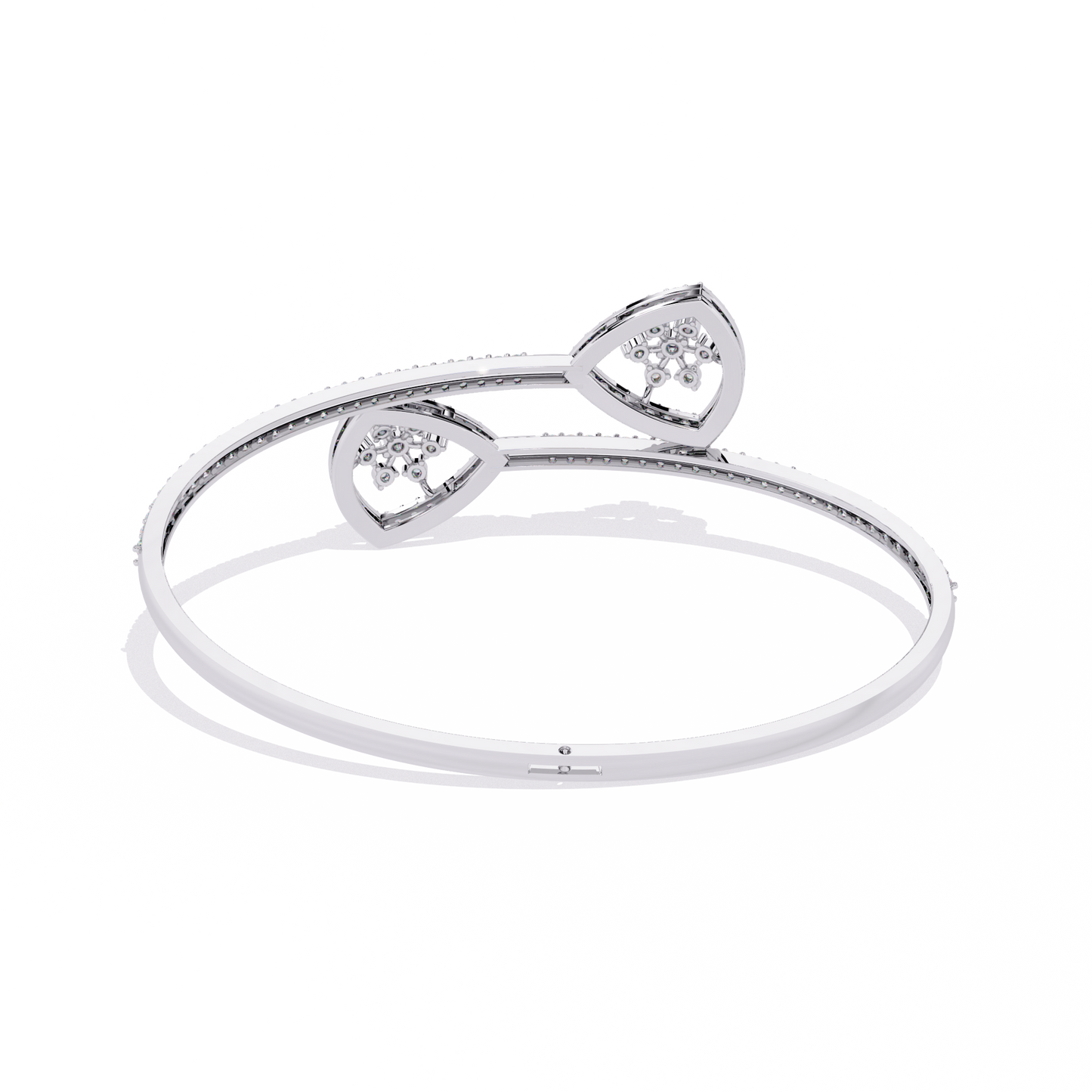 trillium solitaire lab grown diamond bracelet