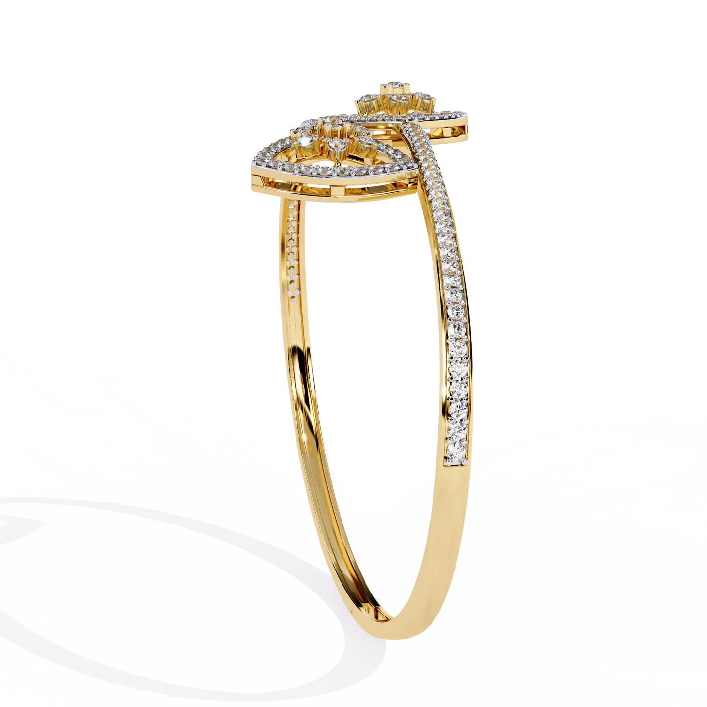 trillium solitaire lab grown diamond bracelet