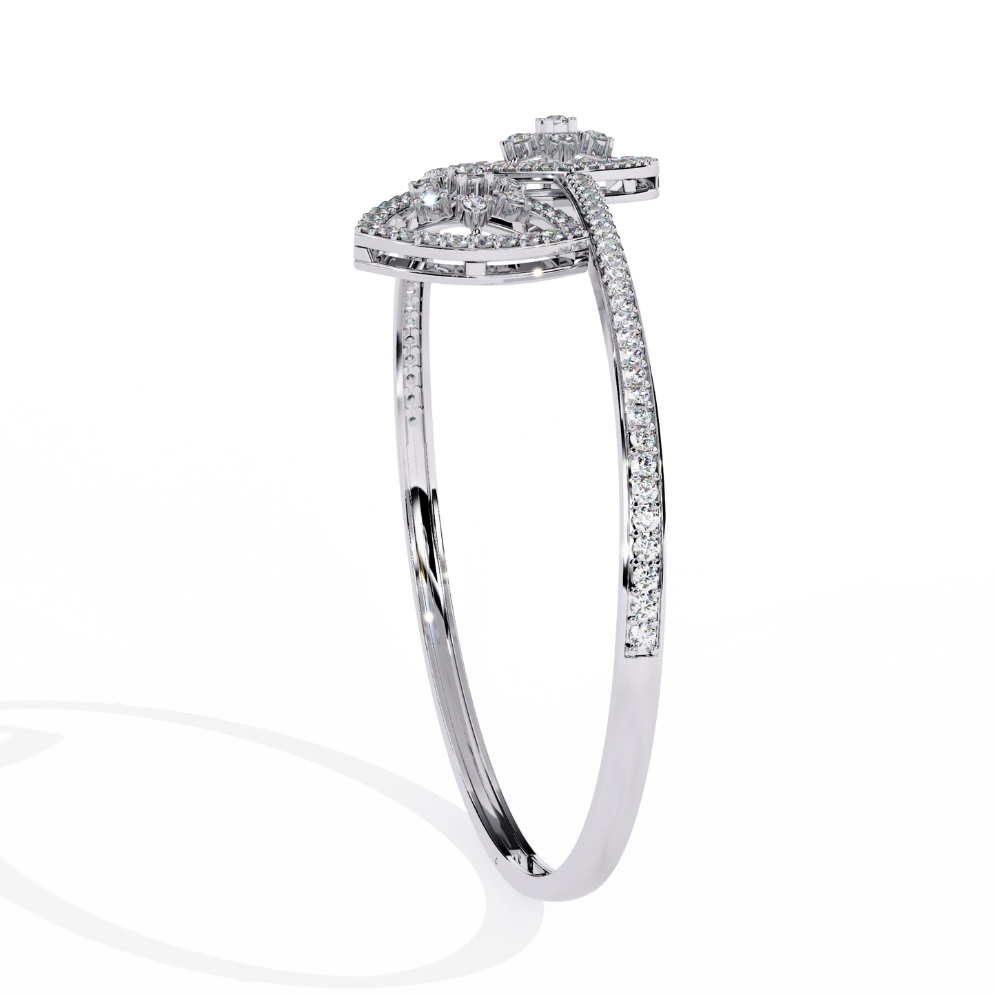 trillium solitaire lab grown diamond bracelet