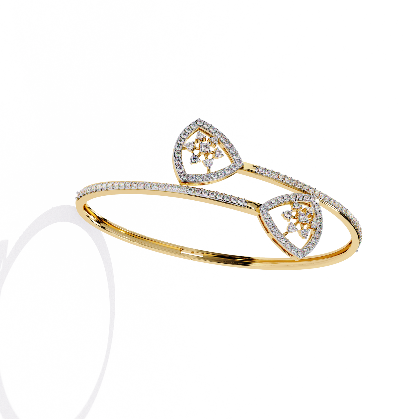 trillium solitaire lab grown diamond bracelet