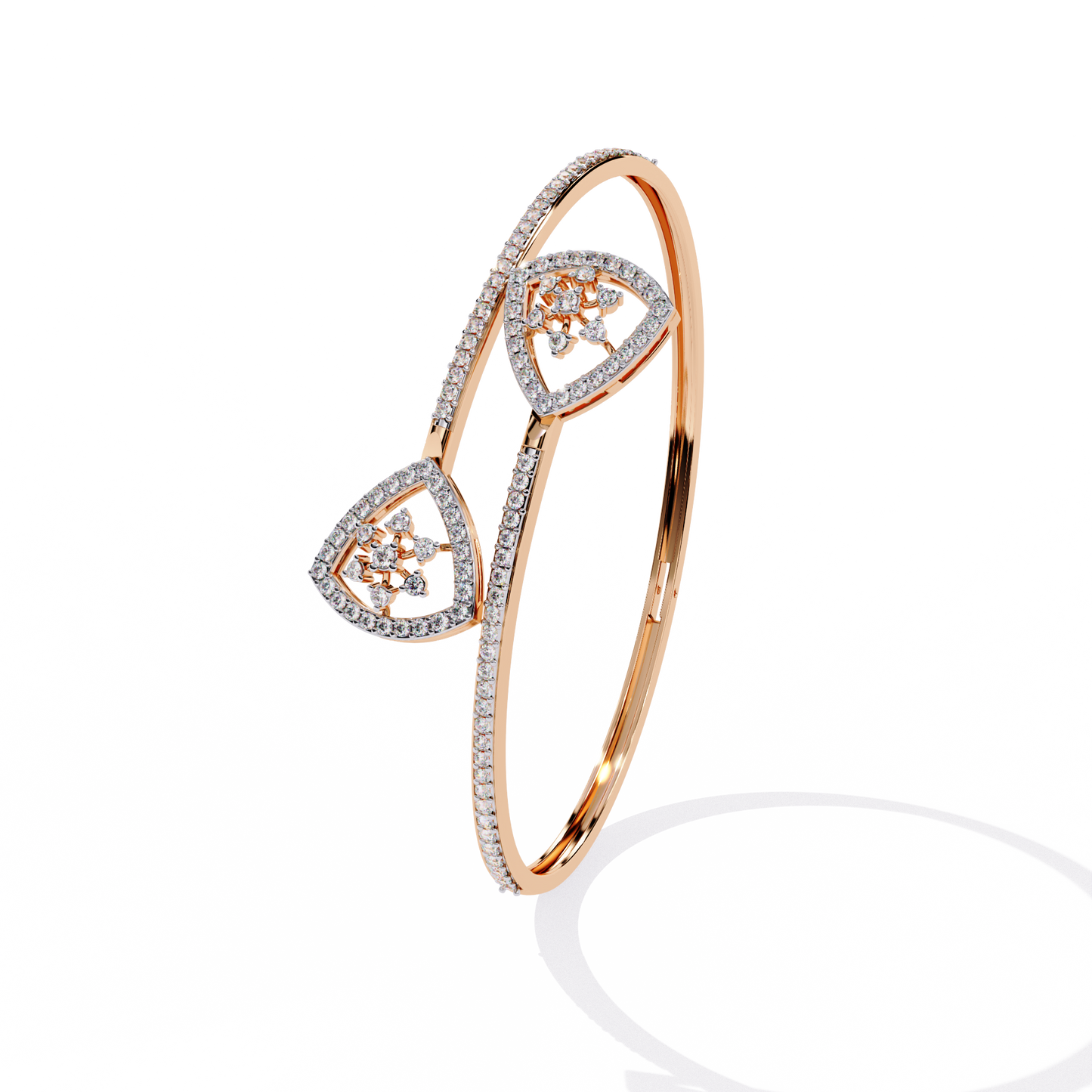 trillium solitaire lab grown diamond bracelet