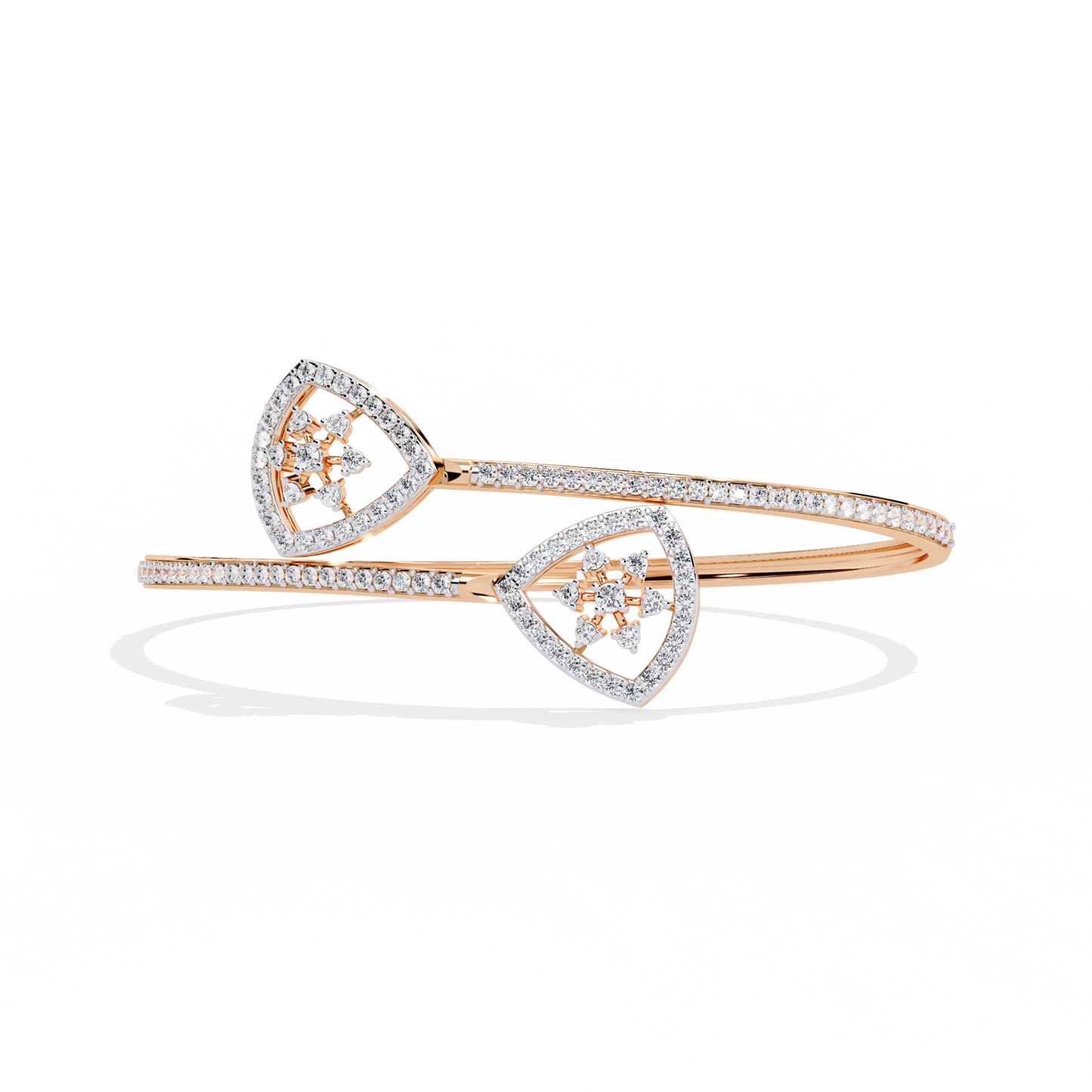 trillium solitaire lab grown diamond bracelet