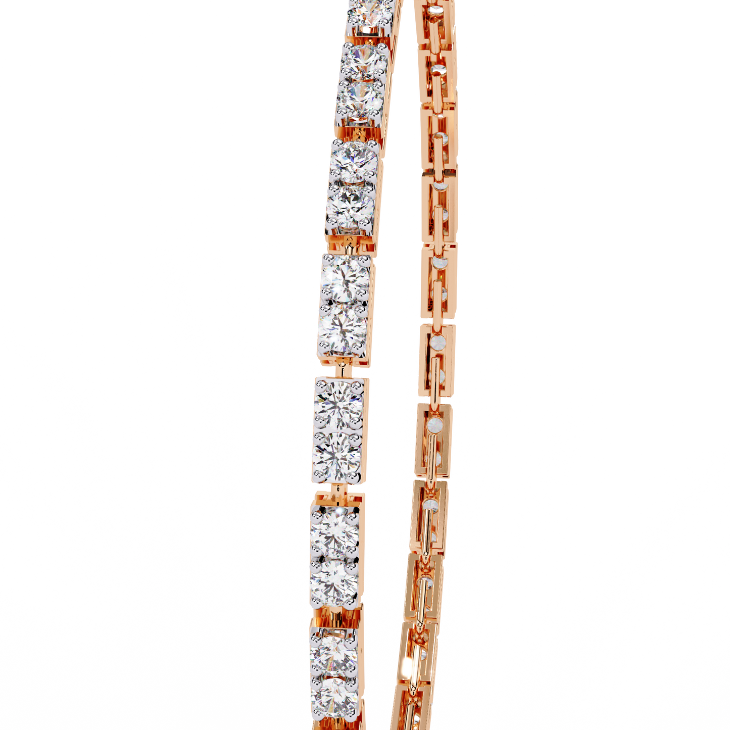 classic princess lab grown diamond tennis bracelet