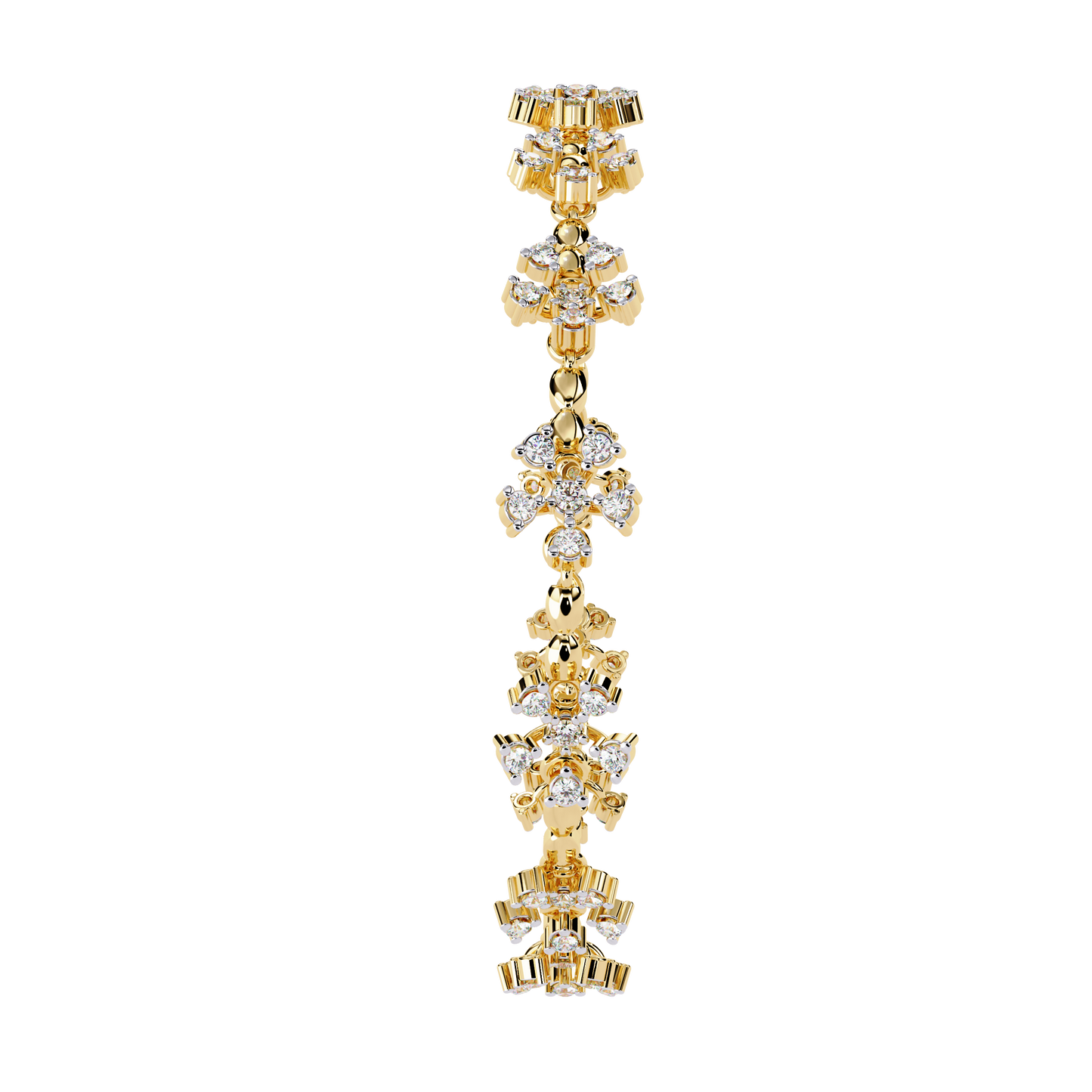 flora radiance lab grown diamond bracelet