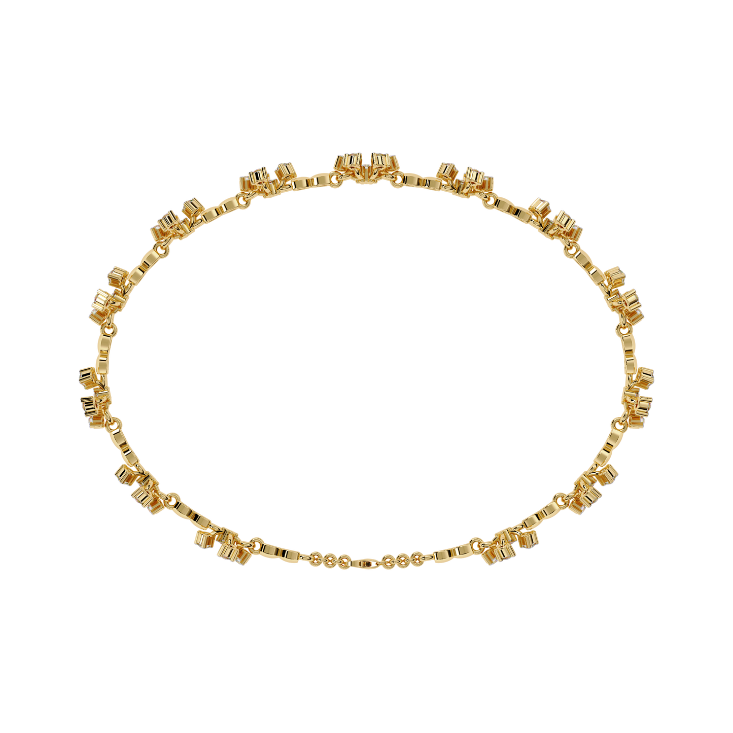 flora radiance lab grown diamond bracelet