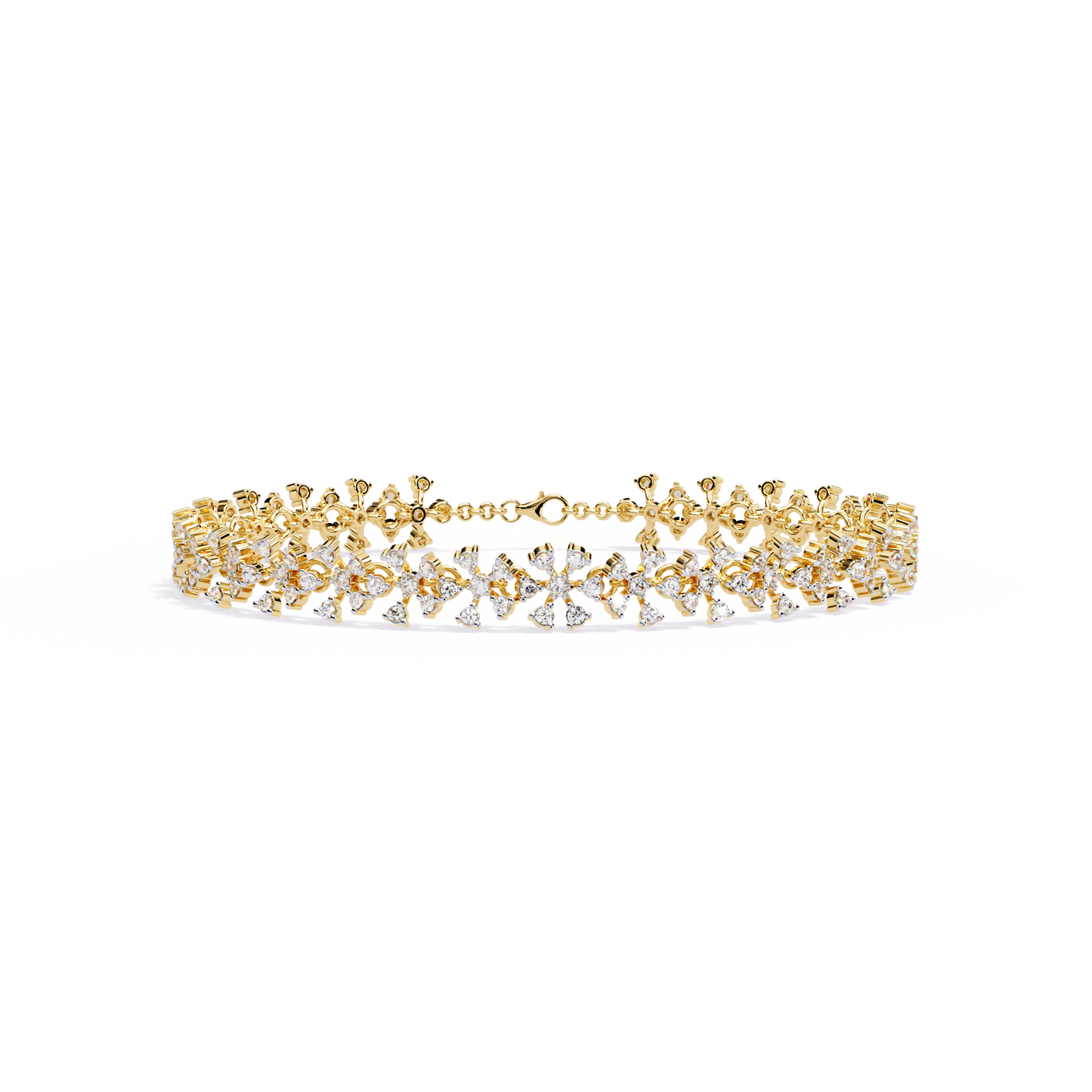 jardin royale lab grown diamond bracelet