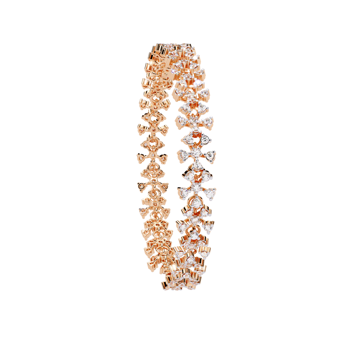 jardin royale lab grown diamond bracelet