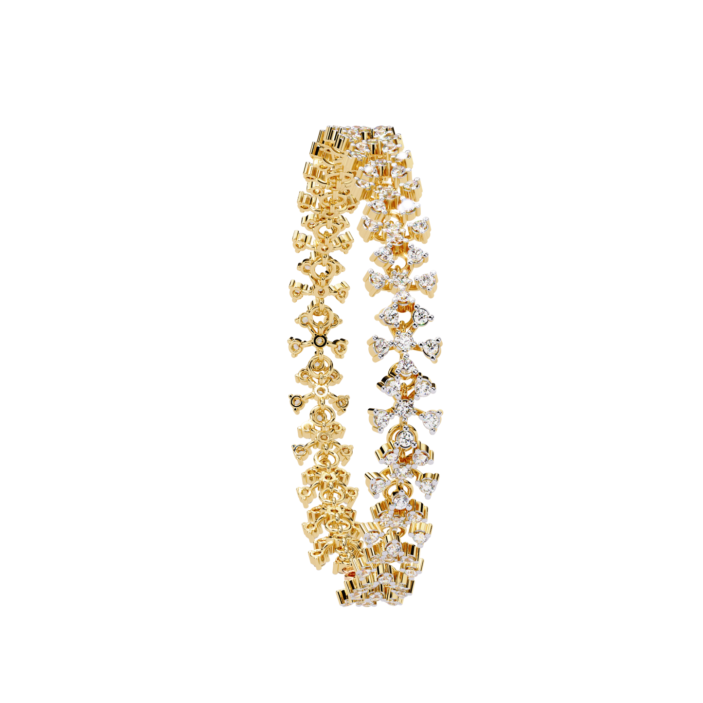 jardin royale lab grown diamond bracelet